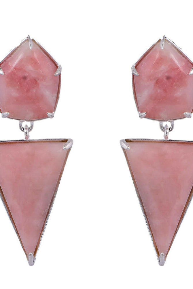 Coastal Dreamer Stone Slab Earrings-Earrings-Krush Kandy, Women's Online Fashion Boutique Located in Phoenix, Arizona (Scottsdale Area)