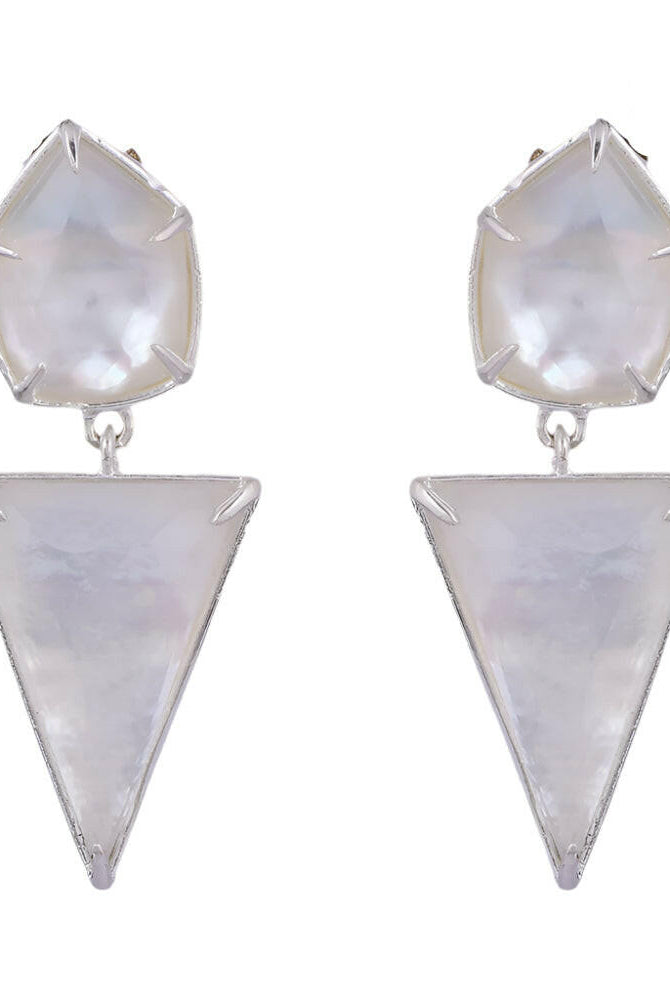 Coastal Dreamer Stone Slab Earrings-Earrings-Krush Kandy, Women's Online Fashion Boutique Located in Phoenix, Arizona (Scottsdale Area)