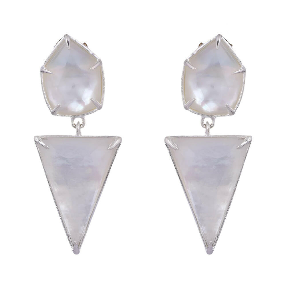 Coastal Dreamer Stone Slab Earrings-Earrings-Krush Kandy, Women's Online Fashion Boutique Located in Phoenix, Arizona (Scottsdale Area)