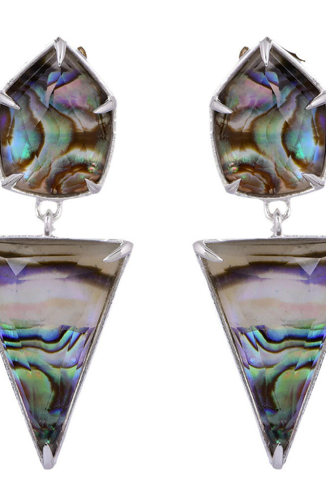Coastal Dreamer Stone Slab Earrings-Earrings-Krush Kandy, Women's Online Fashion Boutique Located in Phoenix, Arizona (Scottsdale Area)
