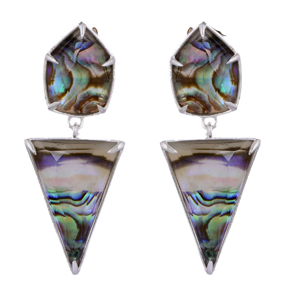 Coastal Dreamer Stone Slab Earrings-Earrings-Krush Kandy, Women's Online Fashion Boutique Located in Phoenix, Arizona (Scottsdale Area)