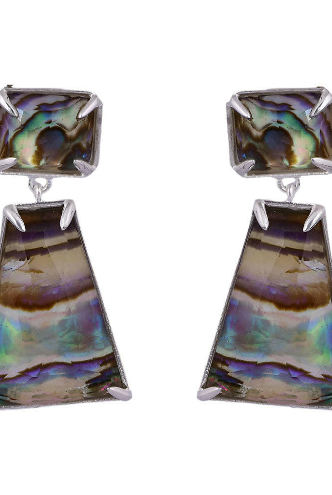 Serenity's Stone Slab Earrings-Earrings-Krush Kandy, Women's Online Fashion Boutique Located in Phoenix, Arizona (Scottsdale Area)