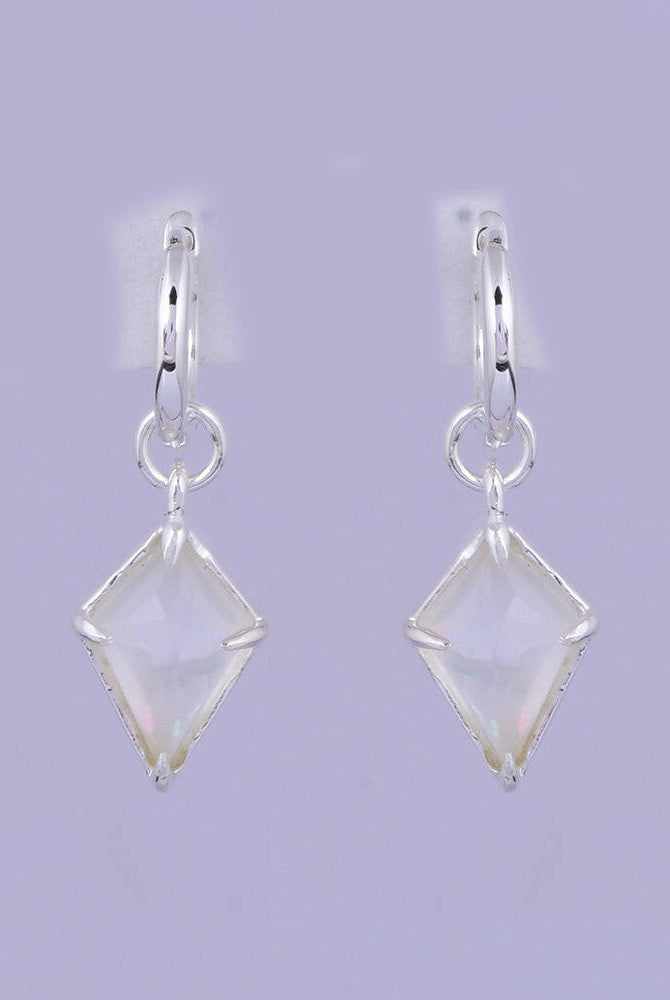 To The Point Stone Drop Earrings-Earrings-Krush Kandy, Women's Online Fashion Boutique Located in Phoenix, Arizona (Scottsdale Area)