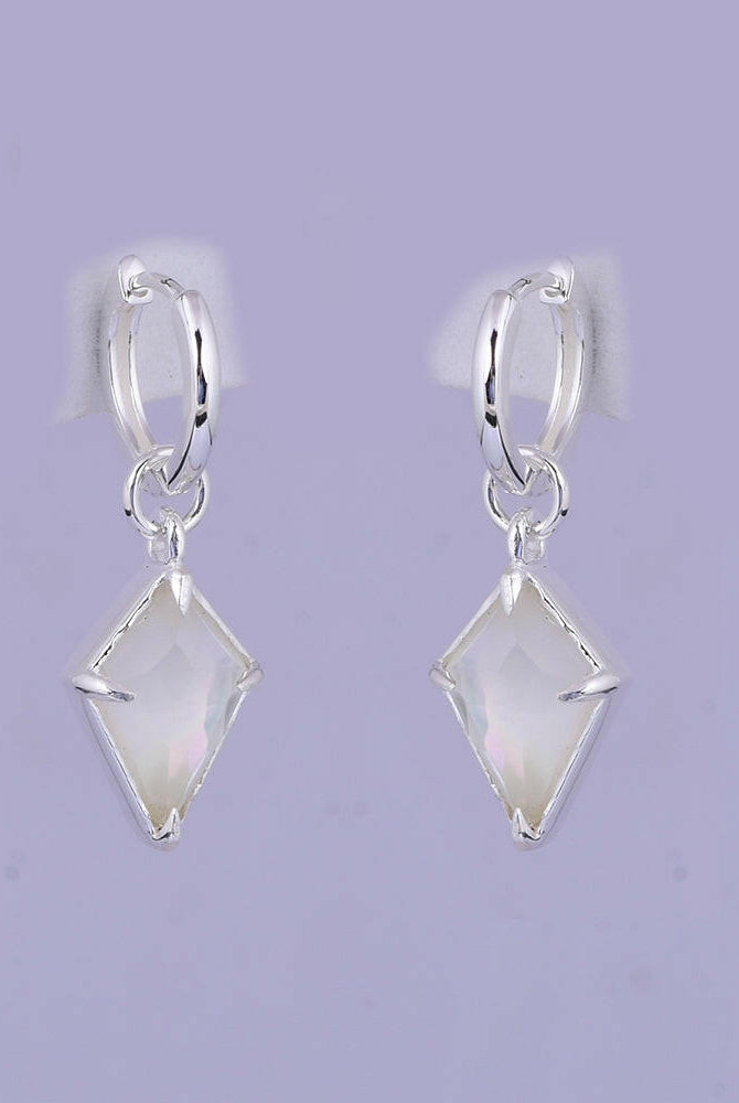To The Point Stone Drop Earrings-Earrings-Krush Kandy, Women's Online Fashion Boutique Located in Phoenix, Arizona (Scottsdale Area)