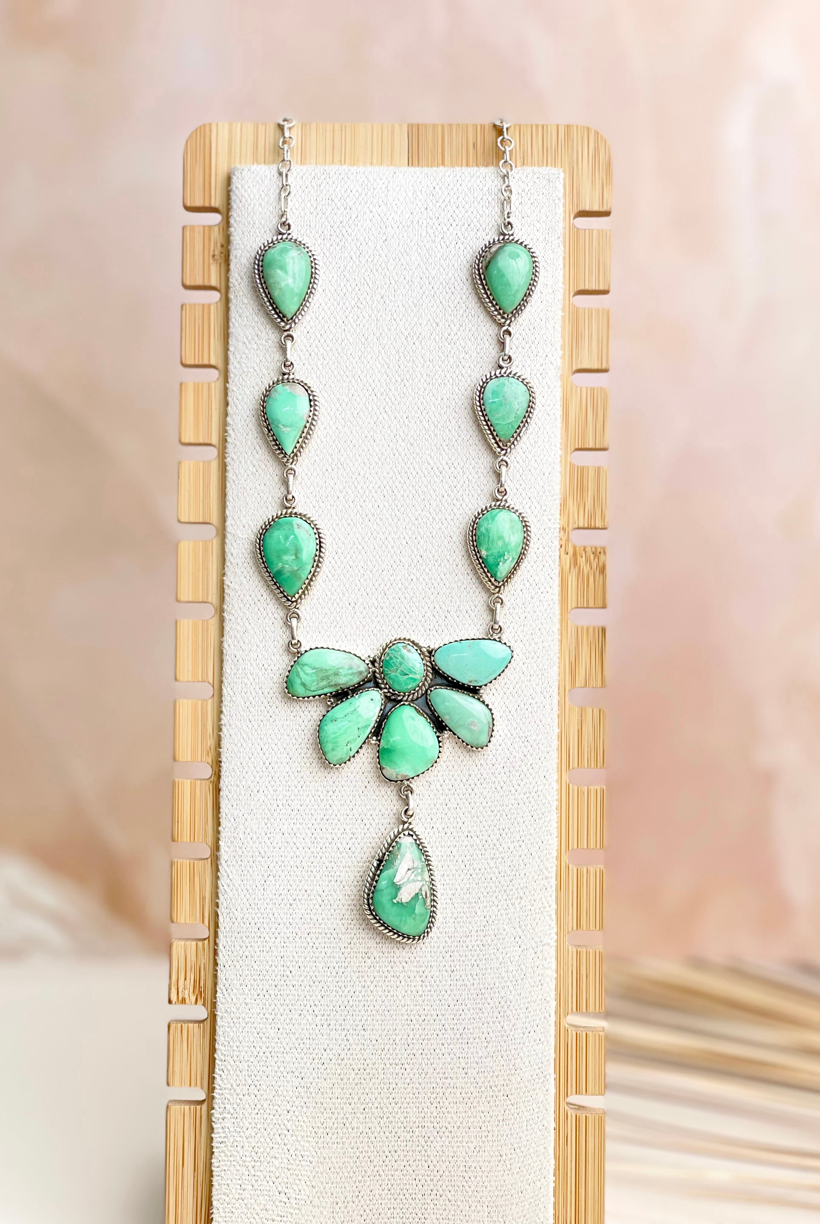 Australian Varascite Statement Necklace Sno 25-Necklaces-Krush Kandy, Women's Online Fashion Boutique Located in Phoenix, Arizona (Scottsdale Area)