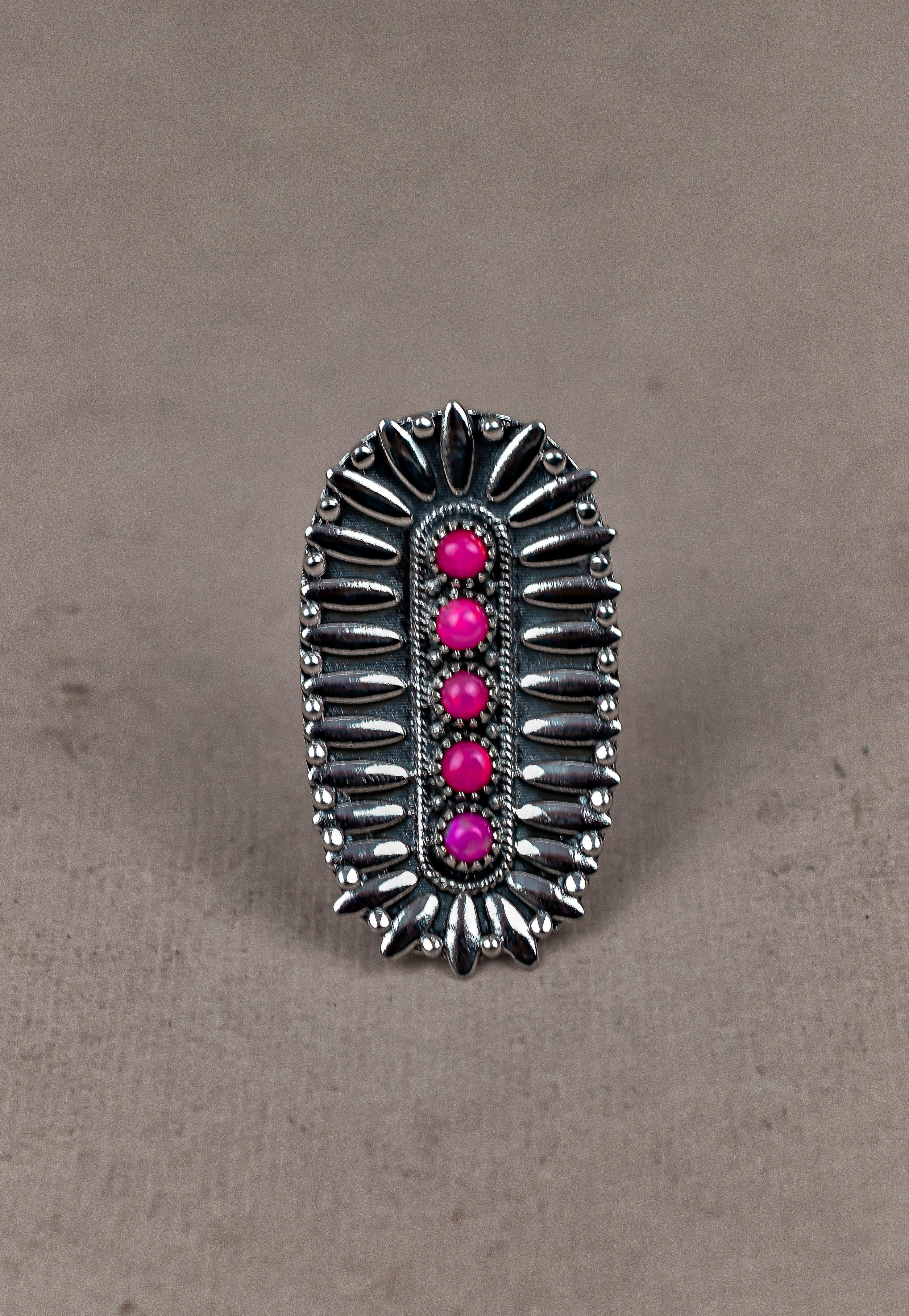 Sterling Silver Jeweled Fossil Crawler Ring-Crawler Rings-Krush Kandy, Women's Online Fashion Boutique Located in Phoenix, Arizona (Scottsdale Area)