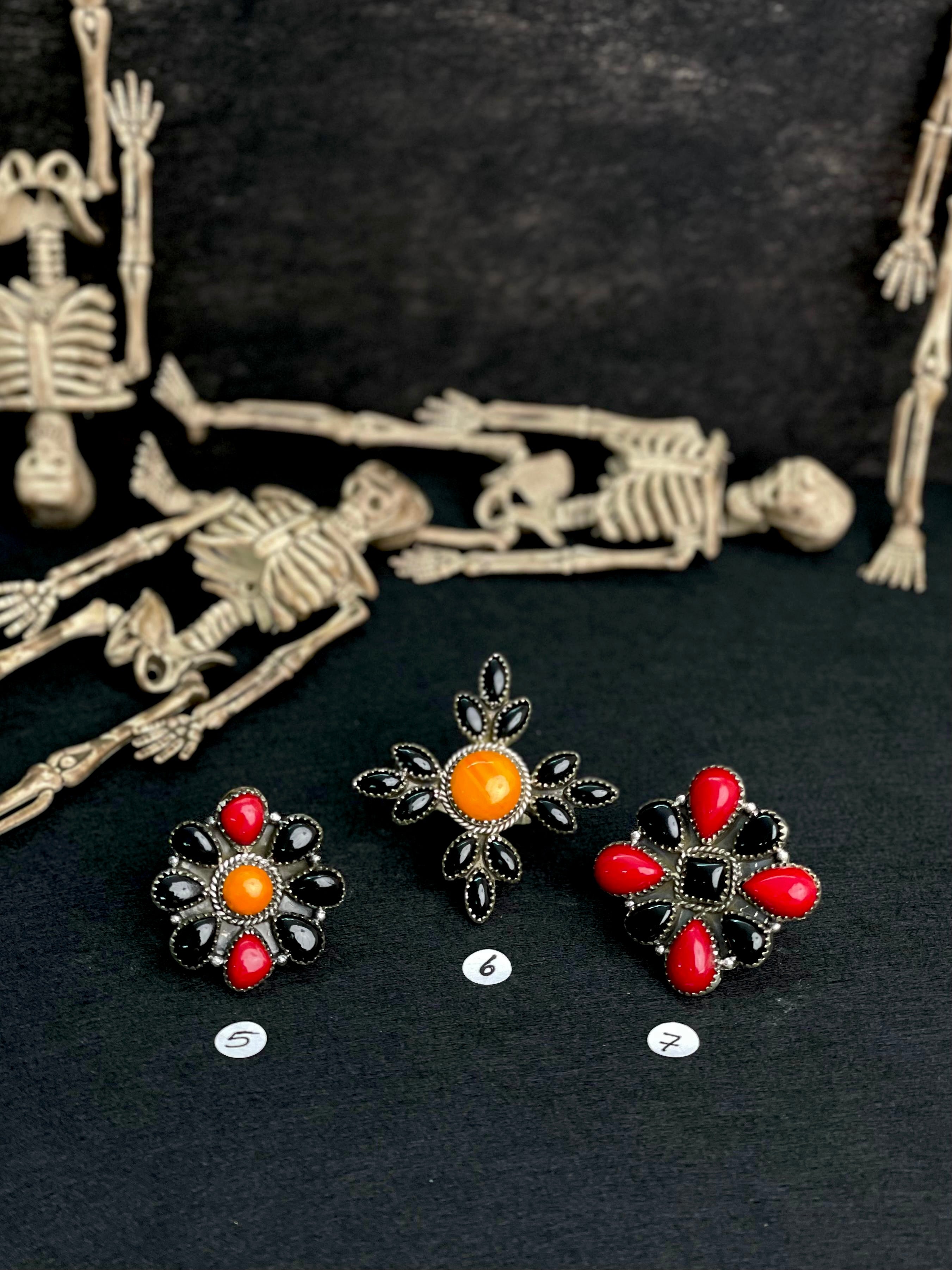 Halloween Rings Rosarita & Black Onyx sno 31-Rings-Krush Kandy, Women's Online Fashion Boutique Located in Phoenix, Arizona (Scottsdale Area)