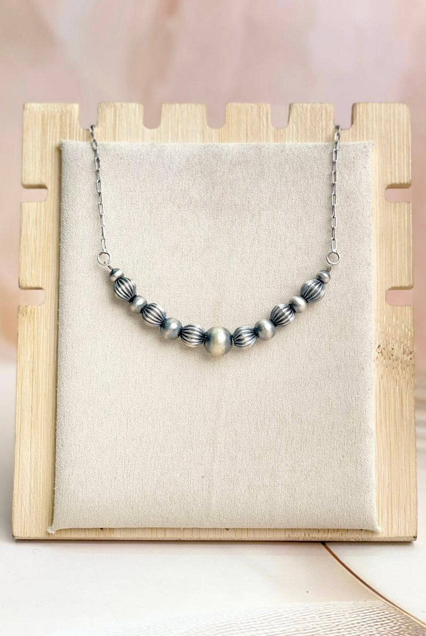 Multi Desert Pearl Chain Necklace-Necklaces-Krush Kandy, Women's Online Fashion Boutique Located in Phoenix, Arizona (Scottsdale Area)