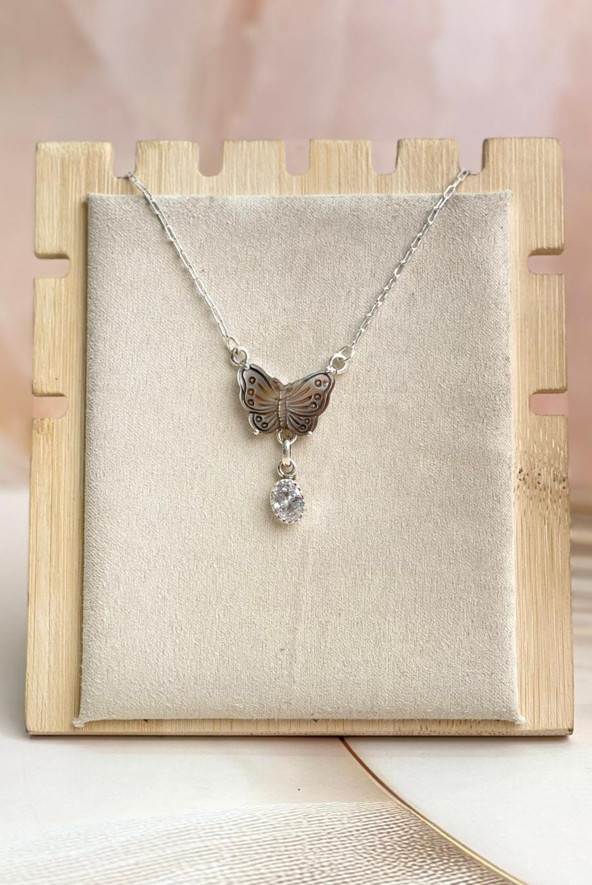 Coco Butterfly Necklace-Necklaces-Krush Kandy, Women's Online Fashion Boutique Located in Phoenix, Arizona (Scottsdale Area)