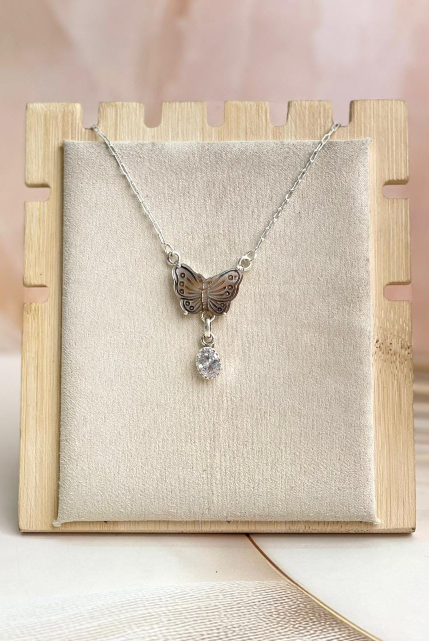 Coco Butterfly Necklace-Necklaces-Krush Kandy, Women's Online Fashion Boutique Located in Phoenix, Arizona (Scottsdale Area)