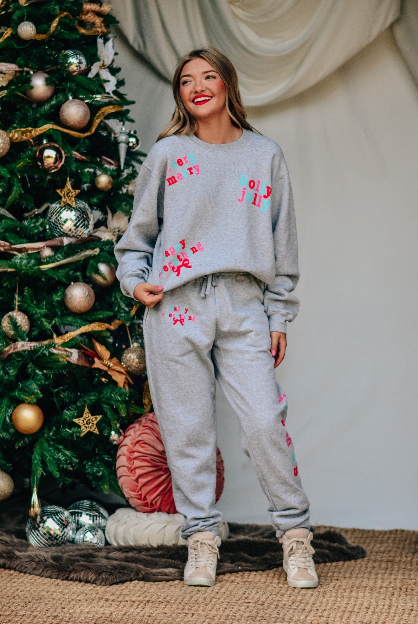 Holly Merry Everything Sweatshirt-Krush Kandy, Women's Online Fashion Boutique Located in Phoenix, Arizona (Scottsdale Area)