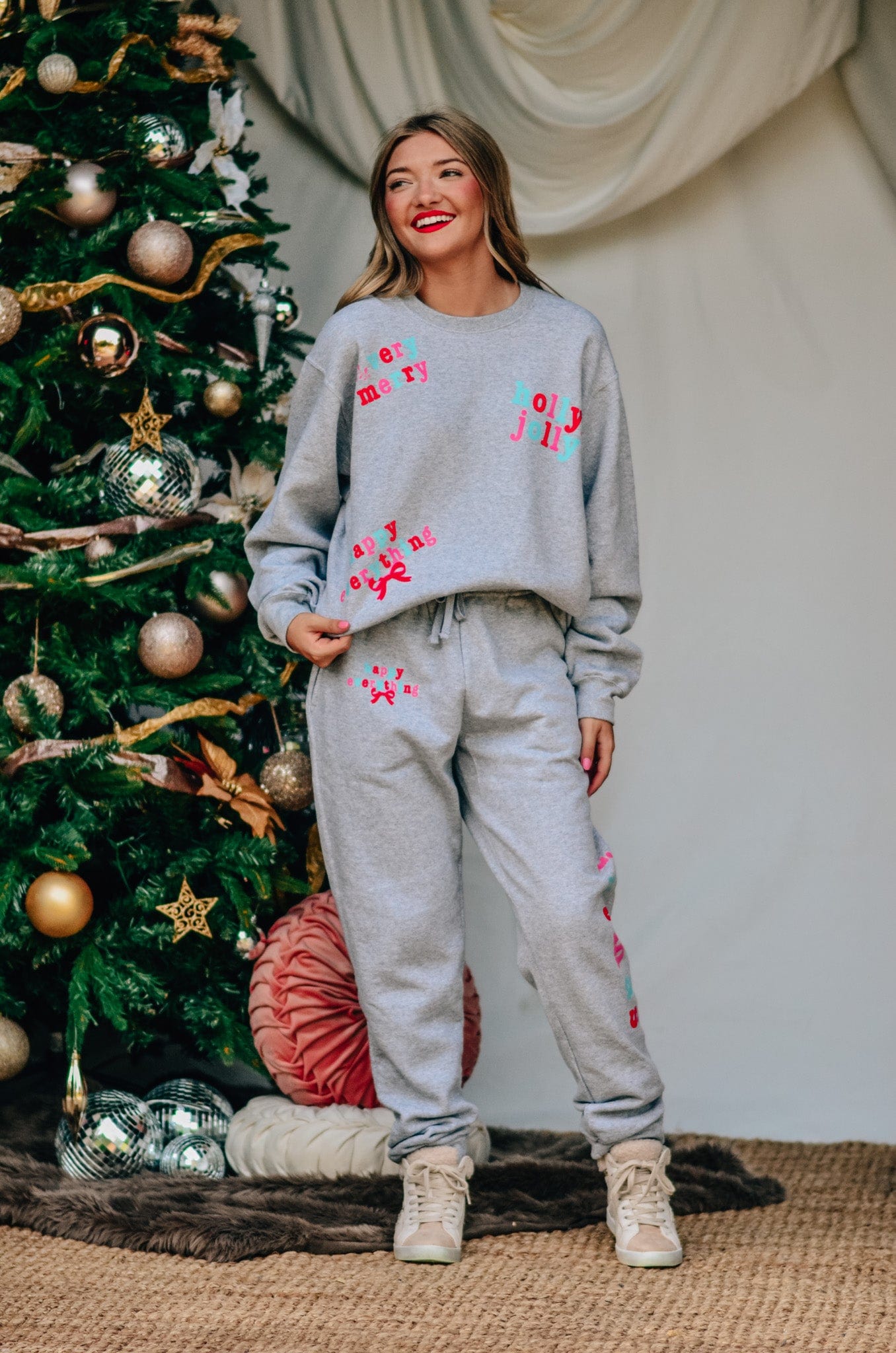 Holly Merry Everything Sweatshirt-Krush Kandy, Women's Online Fashion Boutique Located in Phoenix, Arizona (Scottsdale Area)