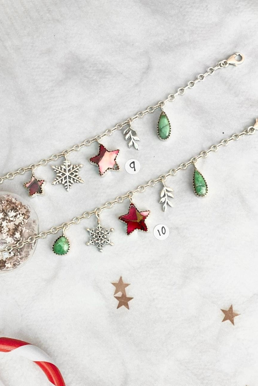 One Of A Kind Holiday Charm Bracelets-Bracelets-Krush Kandy, Women's Online Fashion Boutique Located in Phoenix, Arizona (Scottsdale Area)
