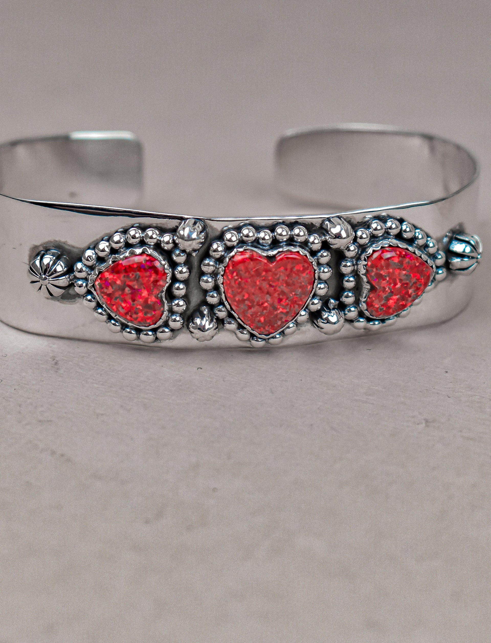 Heartfelt Trio Cuff Bracelet-Cuffs-Krush Kandy, Women's Online Fashion Boutique Located in Phoenix, Arizona (Scottsdale Area)