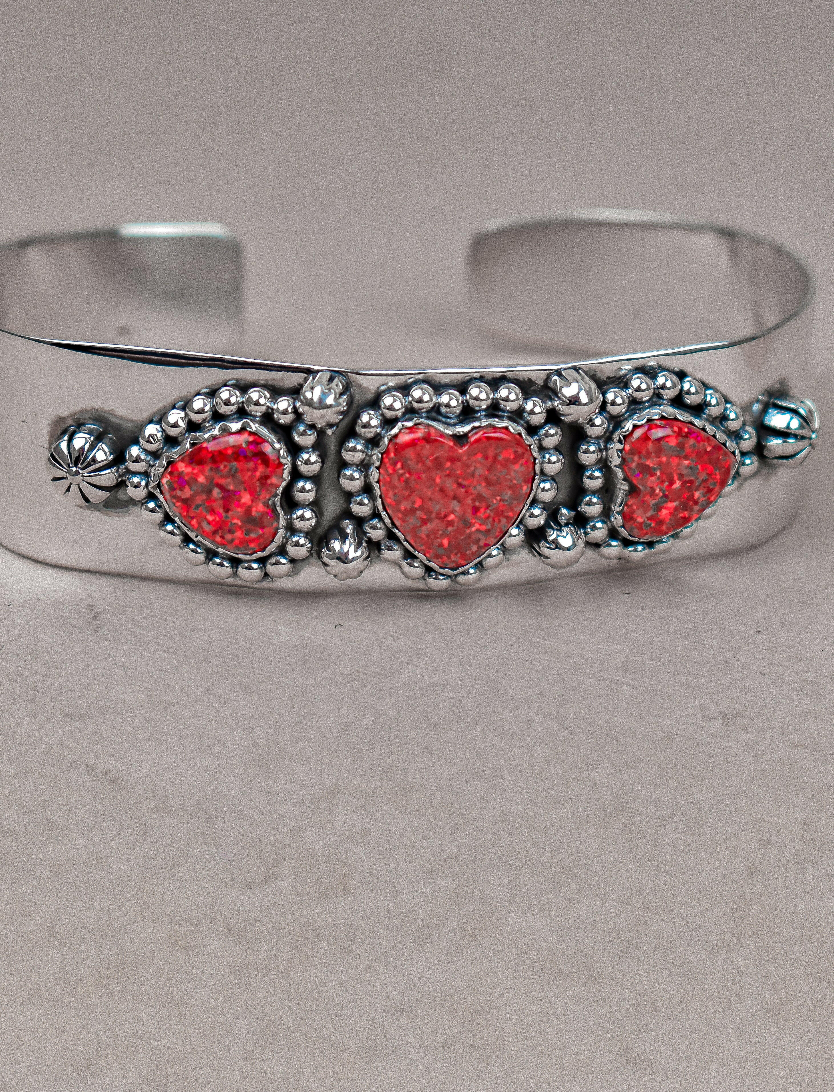 Heartfelt Trio Cuff Bracelet-Cuffs-Krush Kandy, Women's Online Fashion Boutique Located in Phoenix, Arizona (Scottsdale Area)