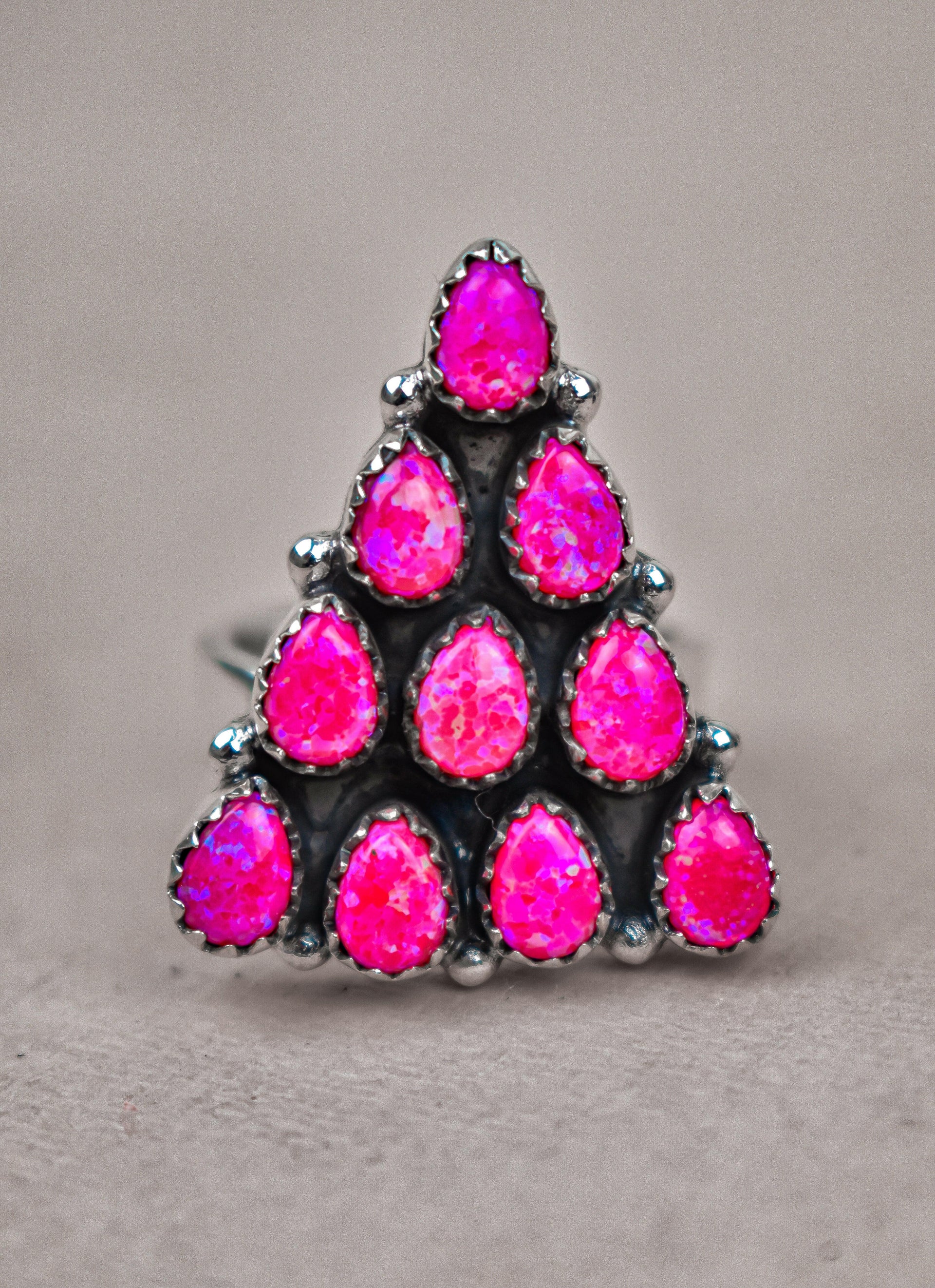 Pyramid Prism Gemstone Ring-Cluster Rings-Krush Kandy, Women's Online Fashion Boutique Located in Phoenix, Arizona (Scottsdale Area)