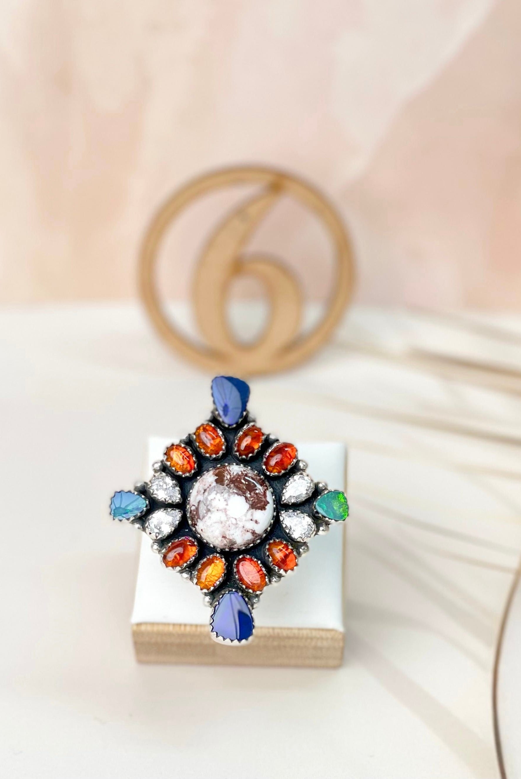 Australian Opal, Amber & Wild Horse Mixed Rings 24-Rings-Krush Kandy, Women's Online Fashion Boutique Located in Phoenix, Arizona (Scottsdale Area)