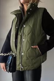 Lux Quilted Puffer Vest-Jackets-Krush Kandy, Women's Online Fashion Boutique Located in Phoenix, Arizona (Scottsdale Area)