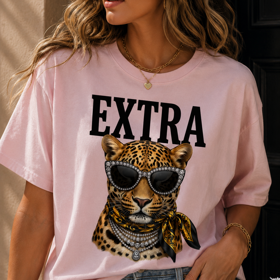 Extra Leopard Graphic Tee