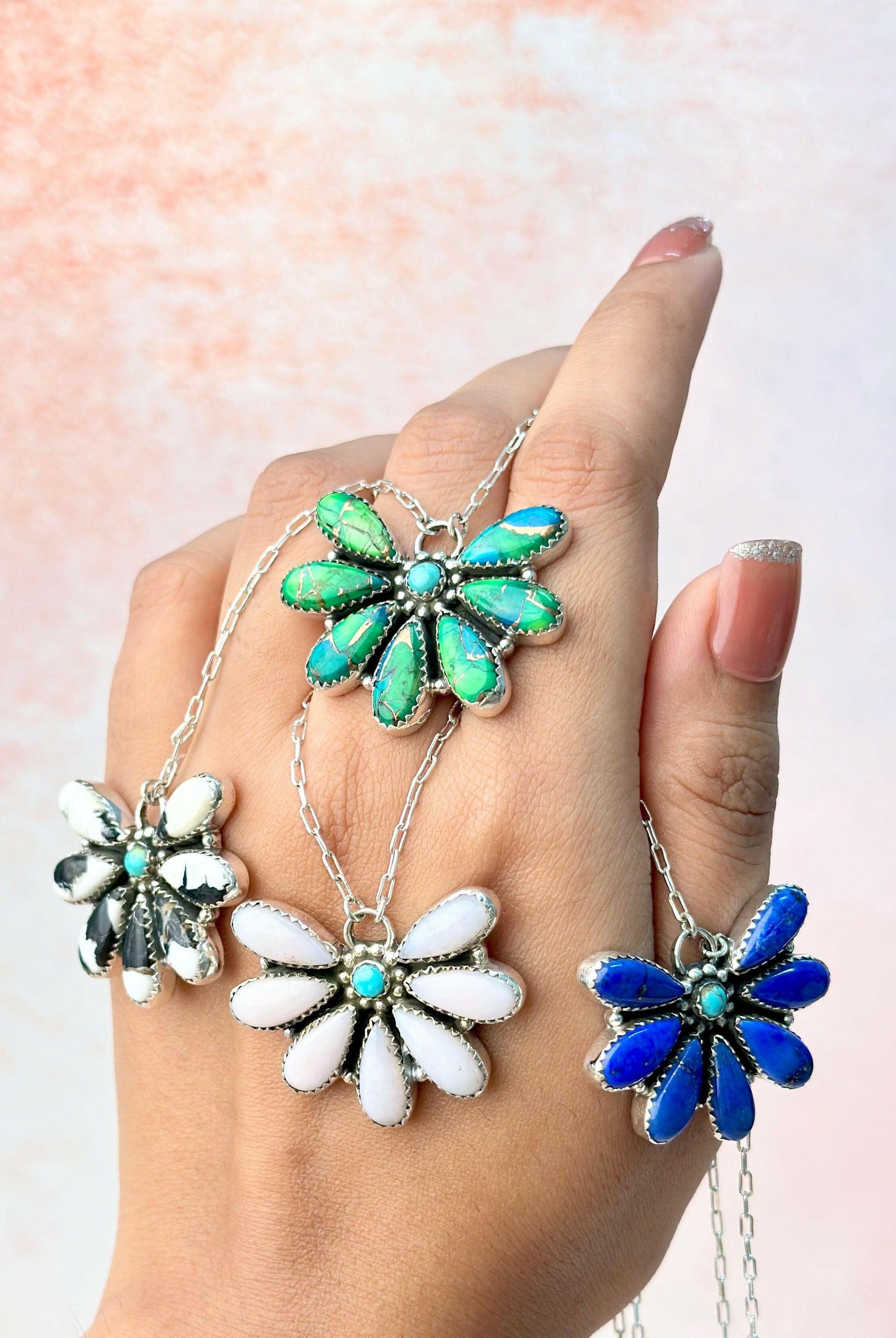 Wild Dreams Blooming Chain Pendants MADE TO ORDER-Necklaces-Krush Kandy, Women's Online Fashion Boutique Located in Phoenix, Arizona (Scottsdale Area)