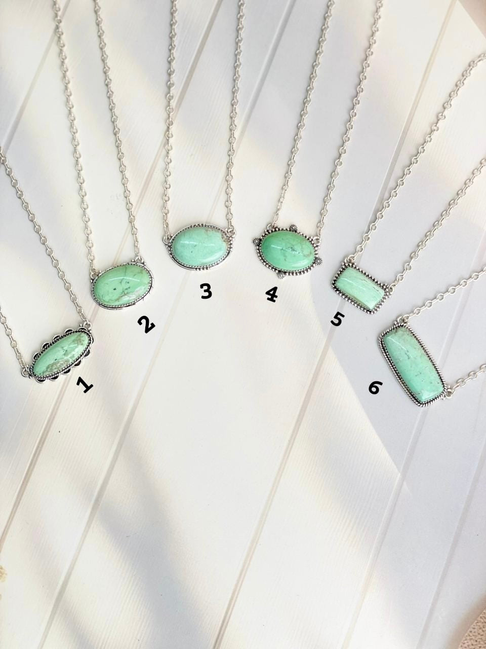 Deer Fawn & Varascite Big Slab Necklaces-Necklaces-Krush Kandy, Women's Online Fashion Boutique Located in Phoenix, Arizona (Scottsdale Area)