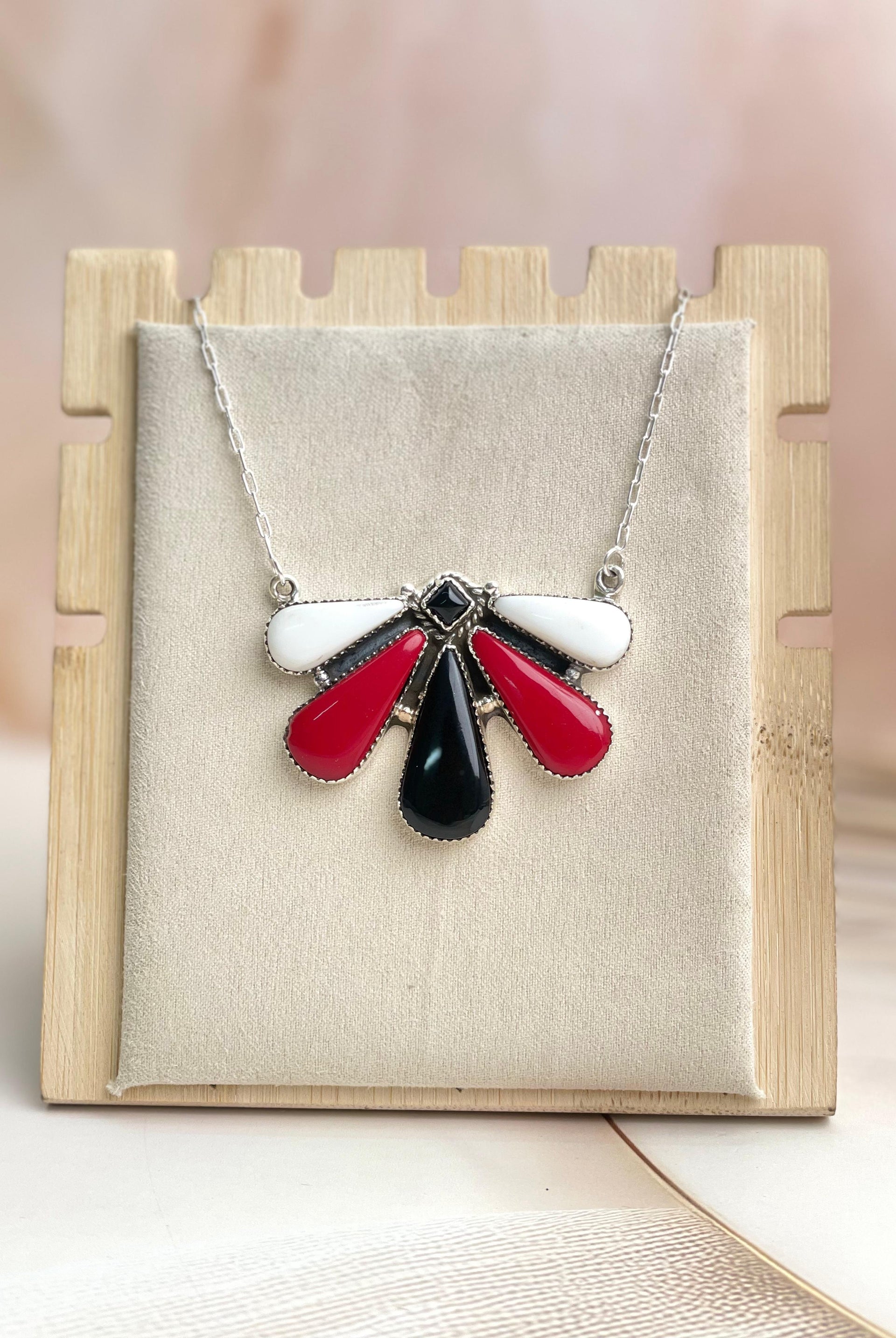 Halloween Necklace Rosarita & Black Onyx sno 9-Necklaces-Krush Kandy, Women's Online Fashion Boutique Located in Phoenix, Arizona (Scottsdale Area)