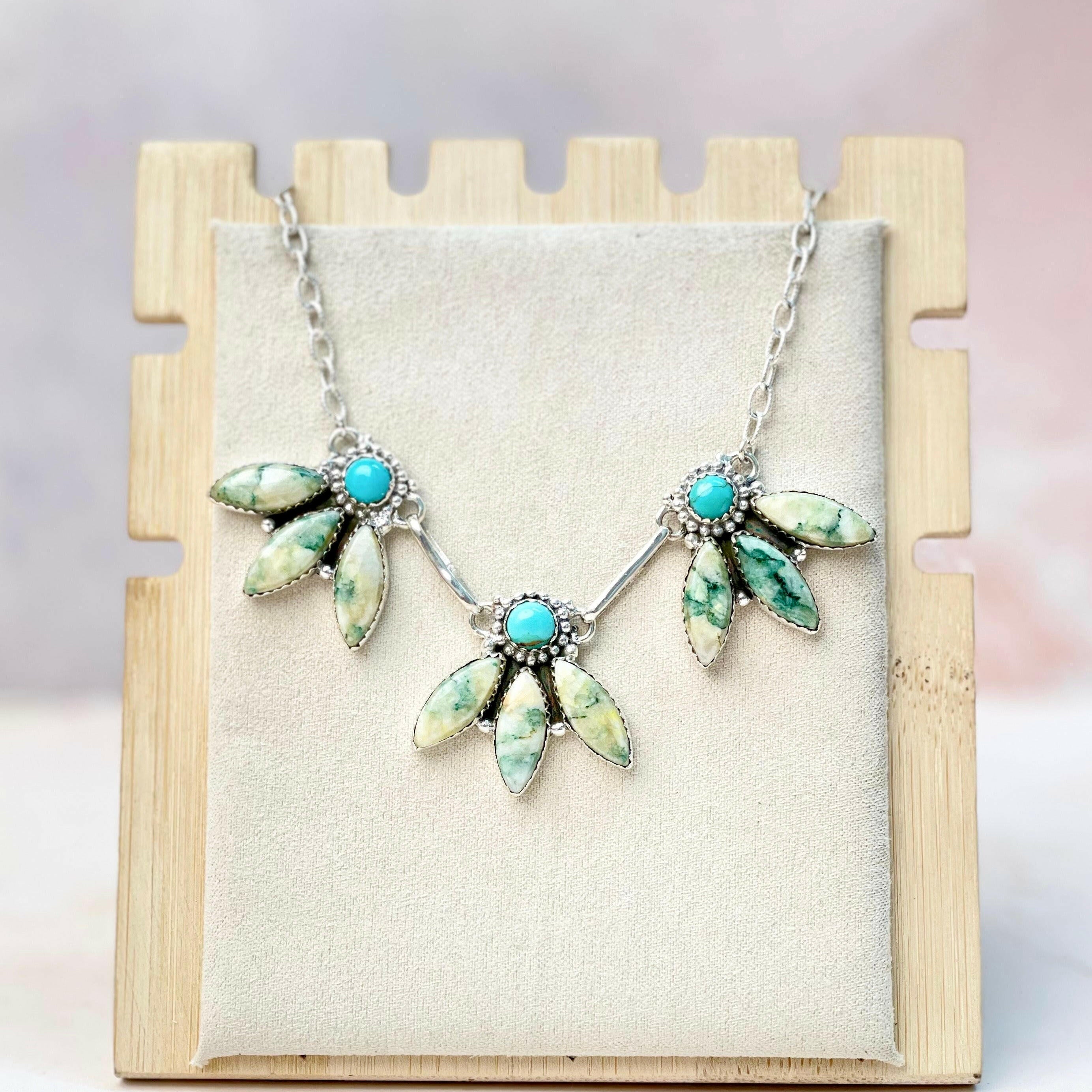 Desert Daisy Petals Necklace-Necklaces-Krush Kandy, Women's Online Fashion Boutique Located in Phoenix, Arizona (Scottsdale Area)