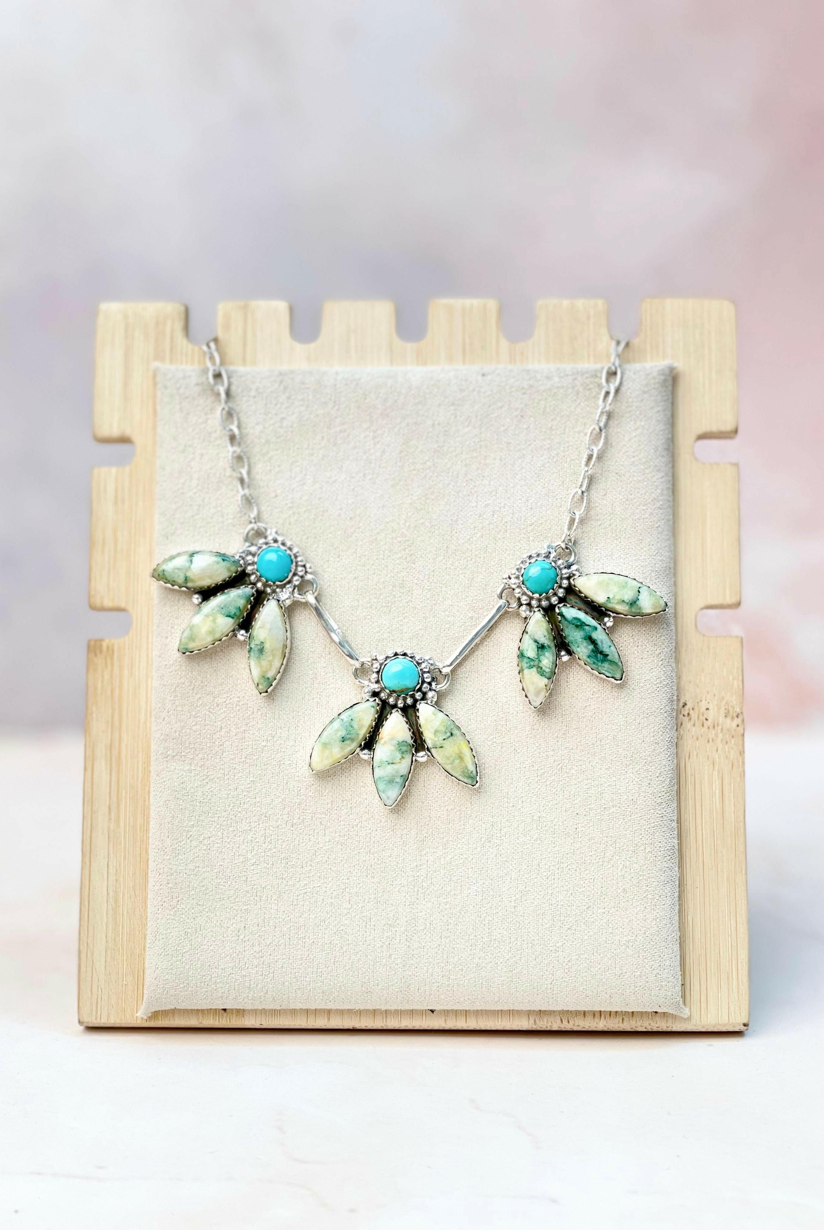 Desert Daisy Petals Necklace-Necklaces-Krush Kandy, Women's Online Fashion Boutique Located in Phoenix, Arizona (Scottsdale Area)