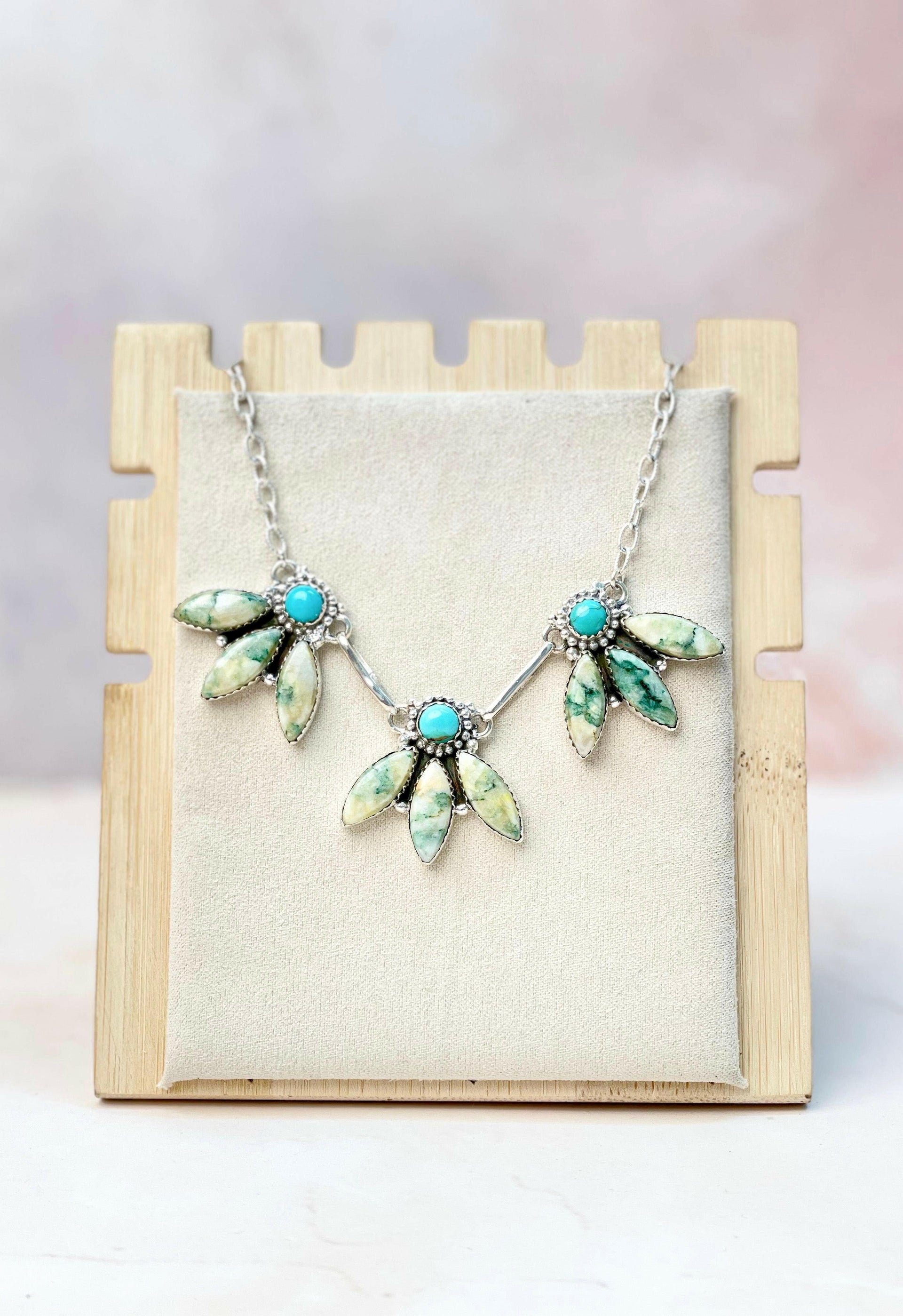Desert Daisy Petals Necklace-Necklaces-Krush Kandy, Women's Online Fashion Boutique Located in Phoenix, Arizona (Scottsdale Area)