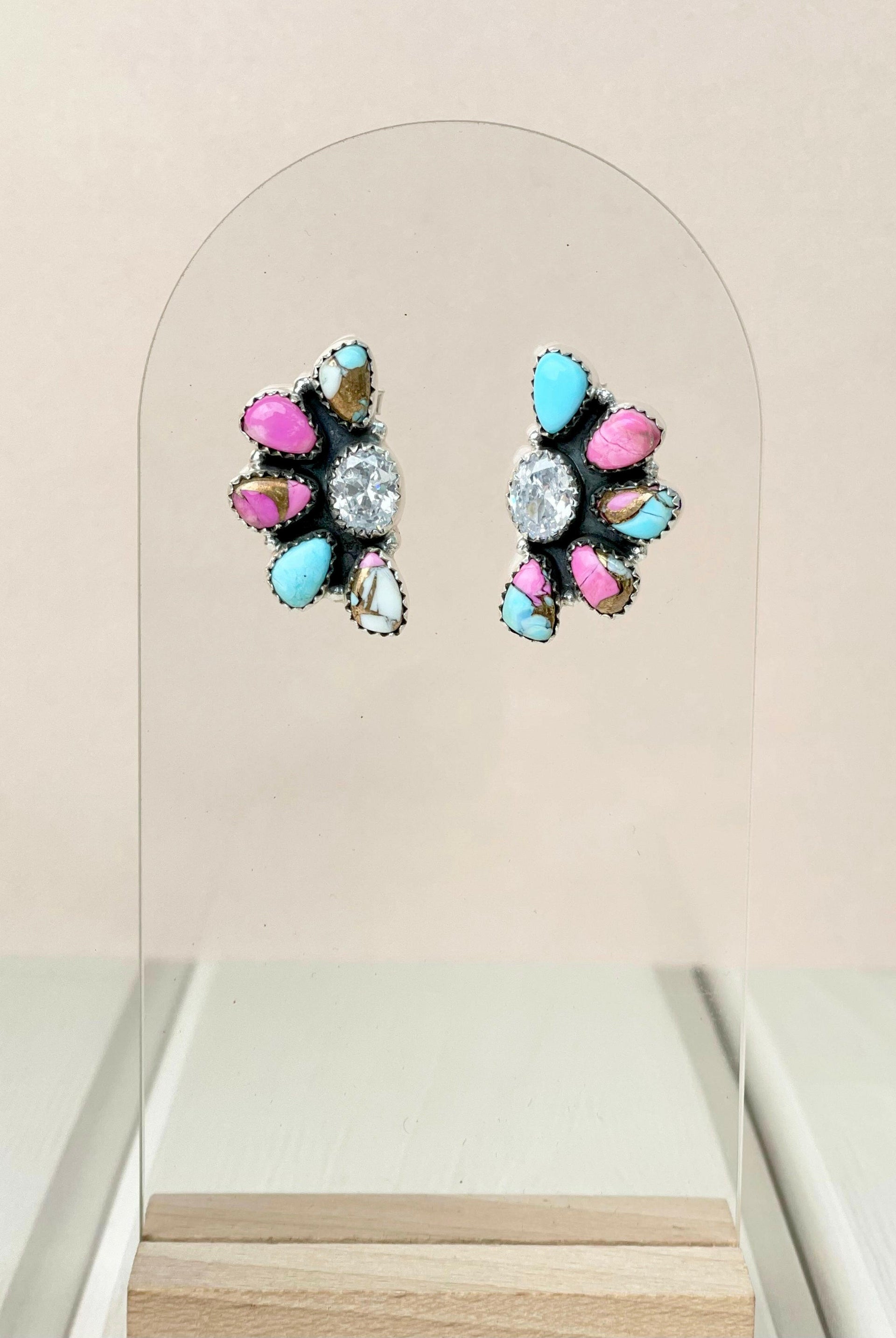 Cotton Candy Earrings Bno. 31-Earrings-Krush Kandy, Women's Online Fashion Boutique Located in Phoenix, Arizona (Scottsdale Area)