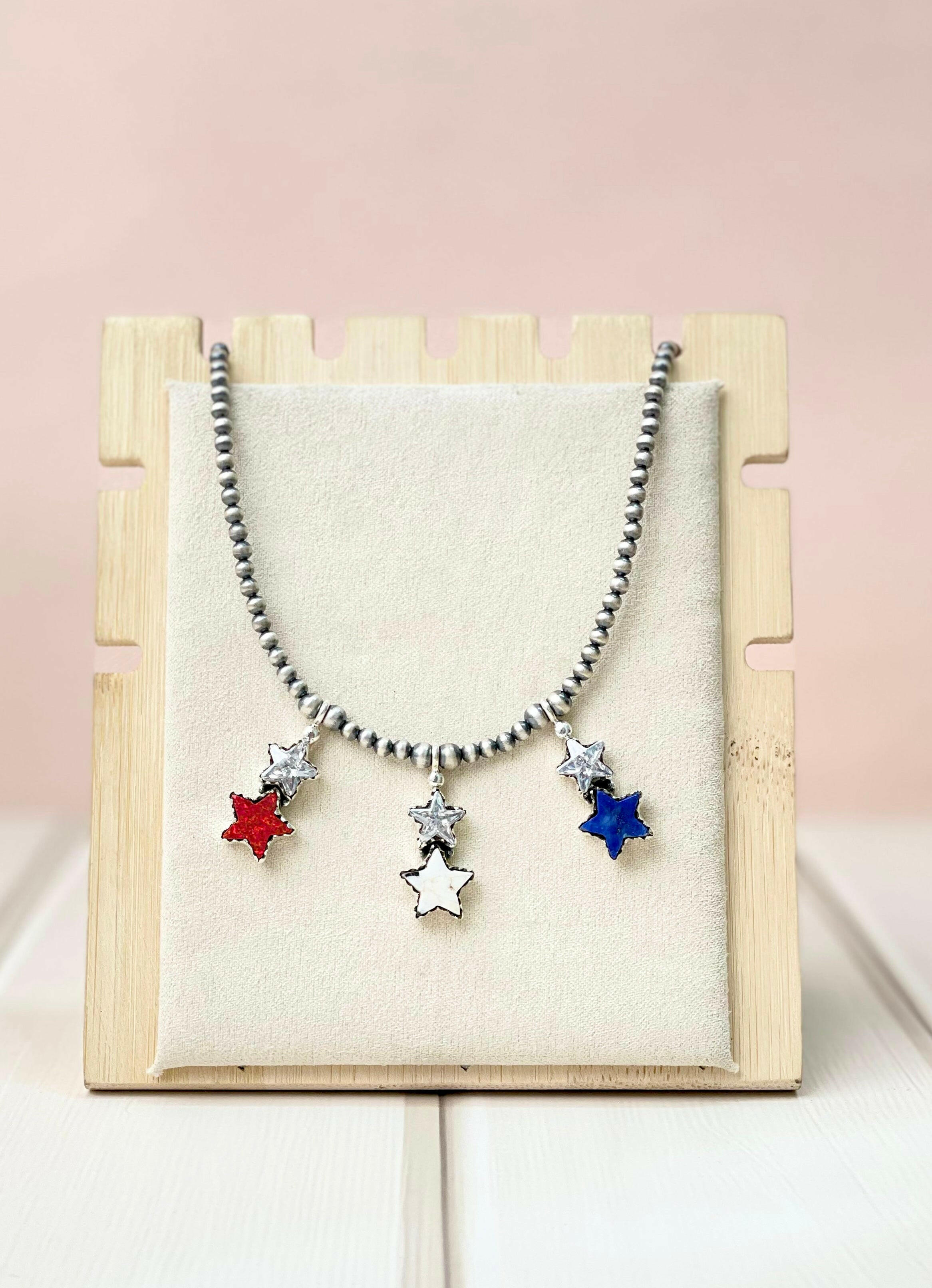 Starlight Desert Pearl Necklace-Necklaces-Krush Kandy, Women's Online Fashion Boutique Located in Phoenix, Arizona (Scottsdale Area)