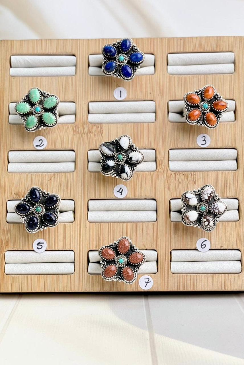 Blooming Flower in Desert Rings-Rings-Krush Kandy, Women's Online Fashion Boutique Located in Phoenix, Arizona (Scottsdale Area)