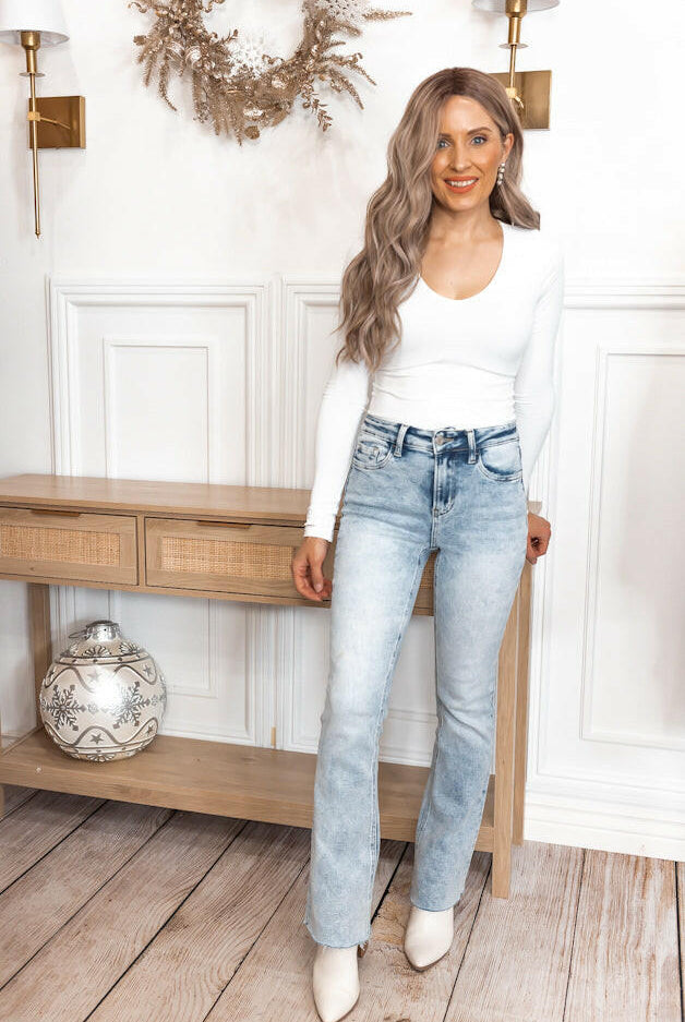 VERVET The Jeans of Your Dreams High Rise Vervet Bootcut Denim-Jeans-Krush Kandy, Women's Online Fashion Boutique Located in Phoenix, Arizona (Scottsdale Area)