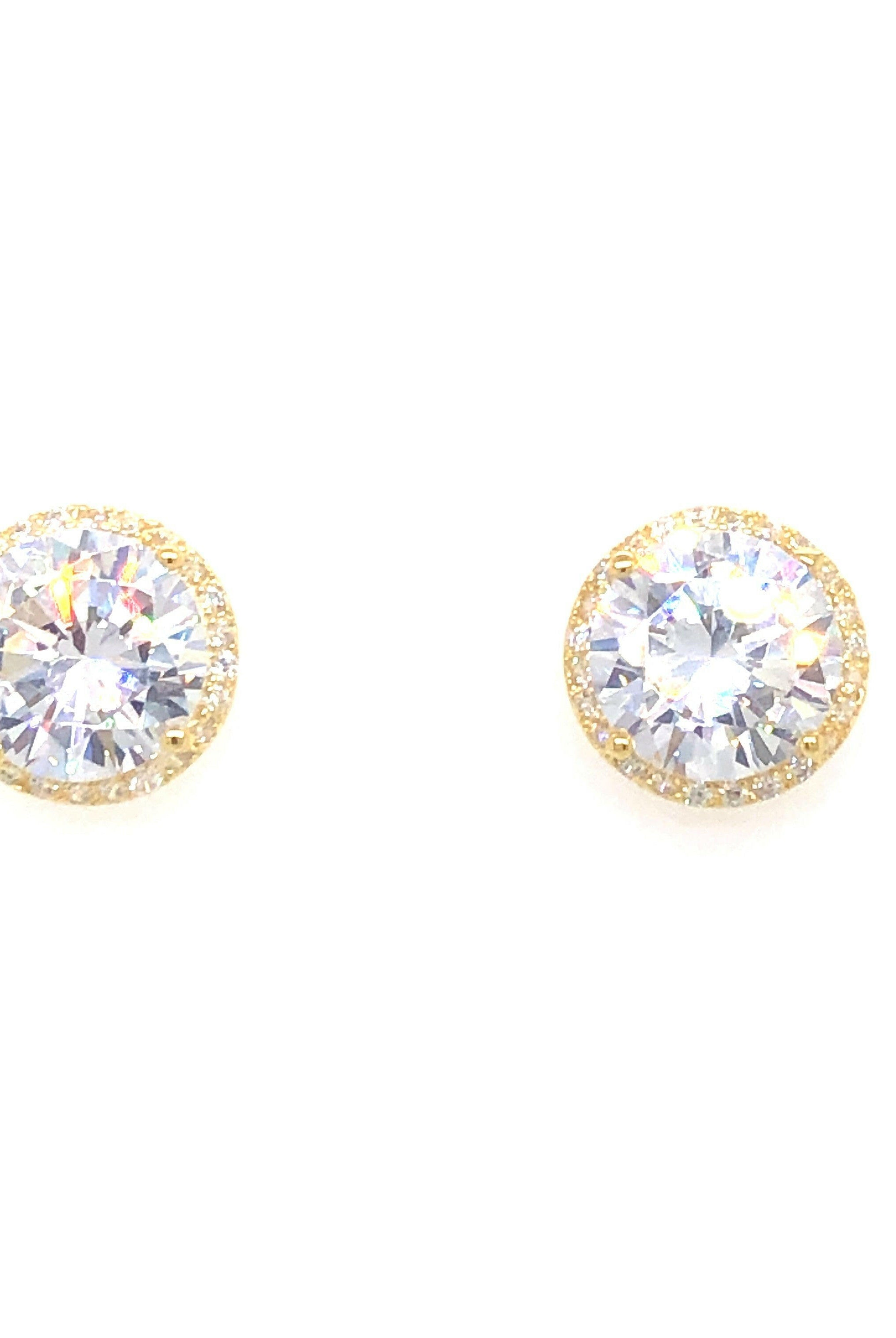 Big Circle Cut Stud Earrings-Earrings-Krush Kandy, Women's Online Fashion Boutique Located in Phoenix, Arizona (Scottsdale Area)