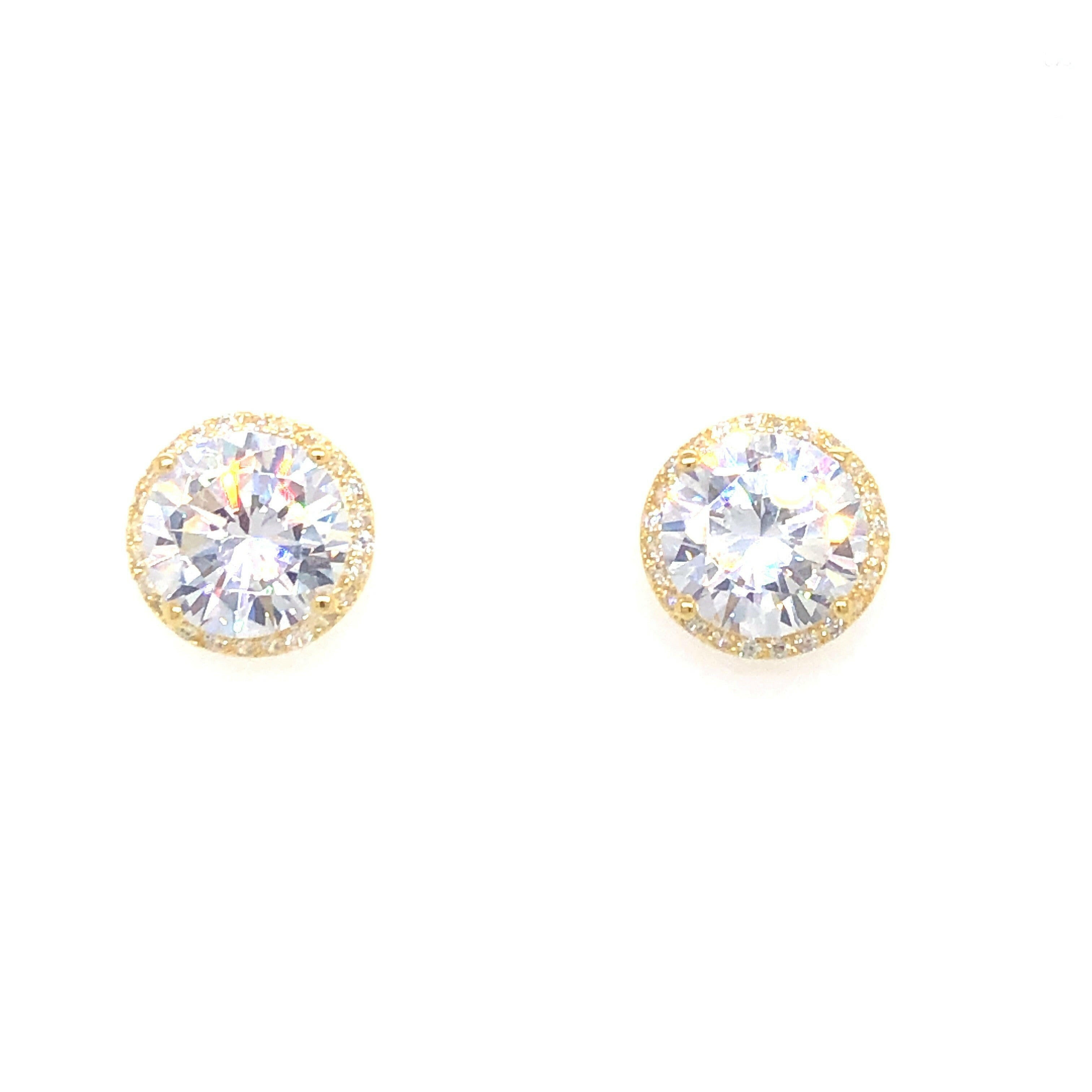 Big Circle Cut Stud Earrings-Earrings-Krush Kandy, Women's Online Fashion Boutique Located in Phoenix, Arizona (Scottsdale Area)