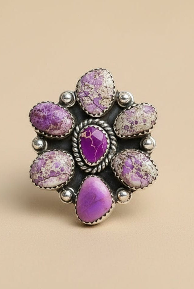 Desert Jasper Multi Cluster Rings-Rings-Krush Kandy, Women's Online Fashion Boutique Located in Phoenix, Arizona (Scottsdale Area)