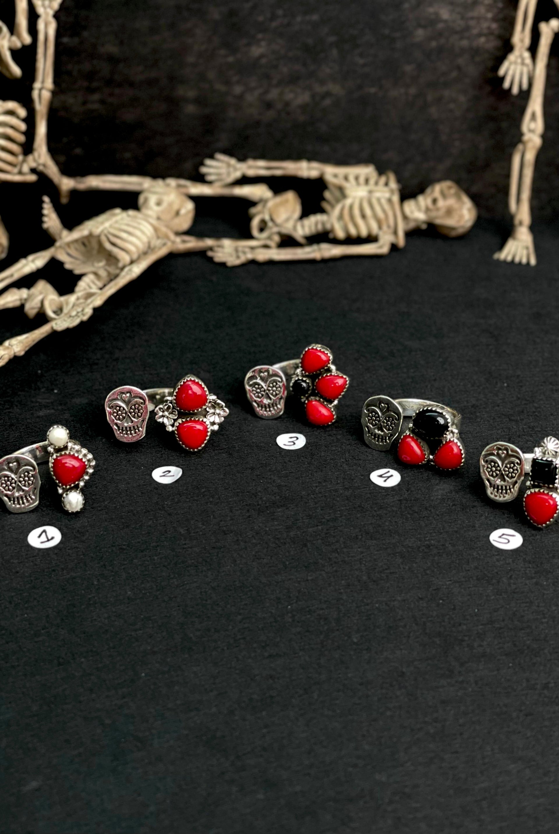 Halloween Rings Rosarita & Black Onyx sno 14-Rings-Krush Kandy, Women's Online Fashion Boutique Located in Phoenix, Arizona (Scottsdale Area)