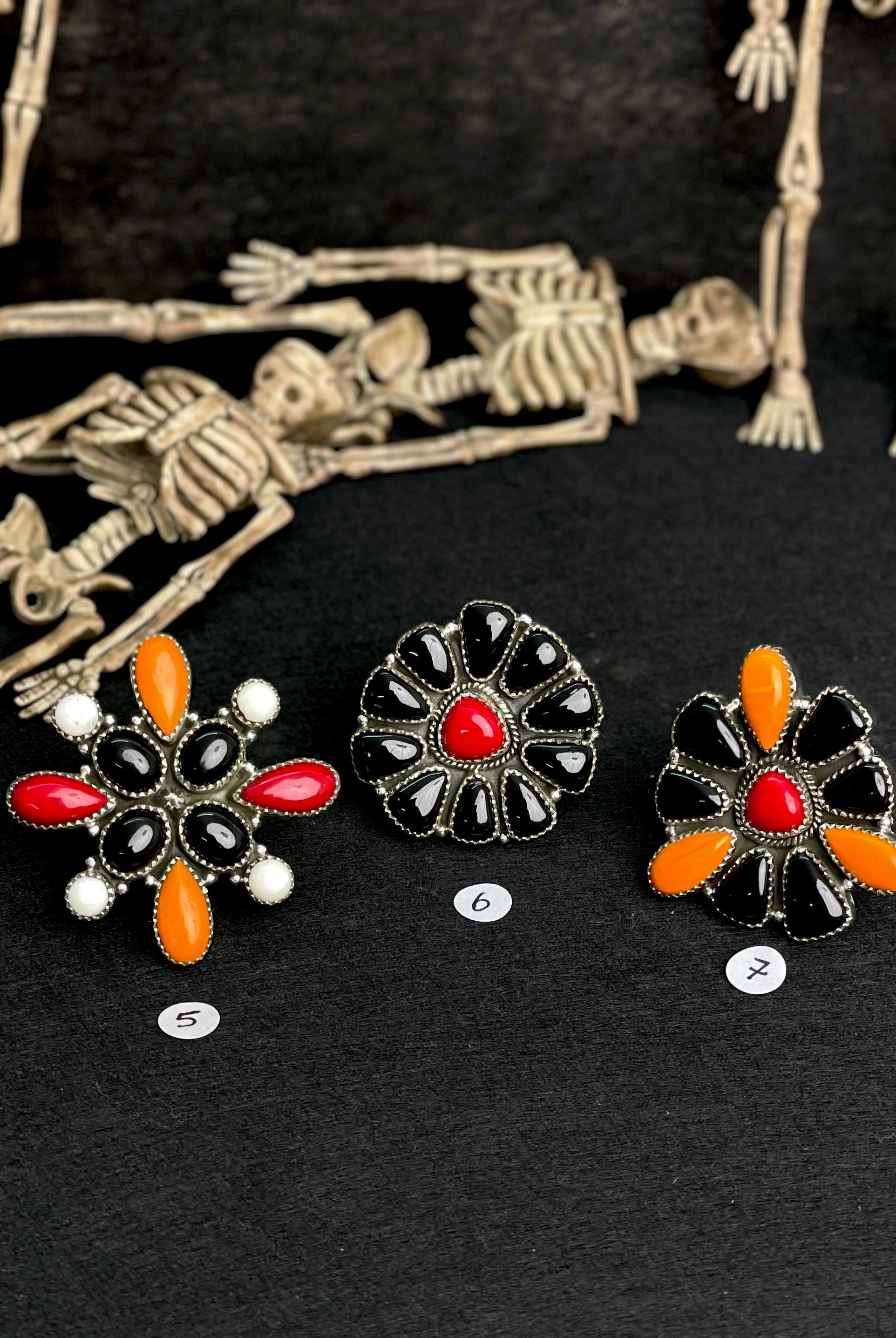 Halloween Rings Rosarita & Black Onyx sno 34-Rings-Krush Kandy, Women's Online Fashion Boutique Located in Phoenix, Arizona (Scottsdale Area)