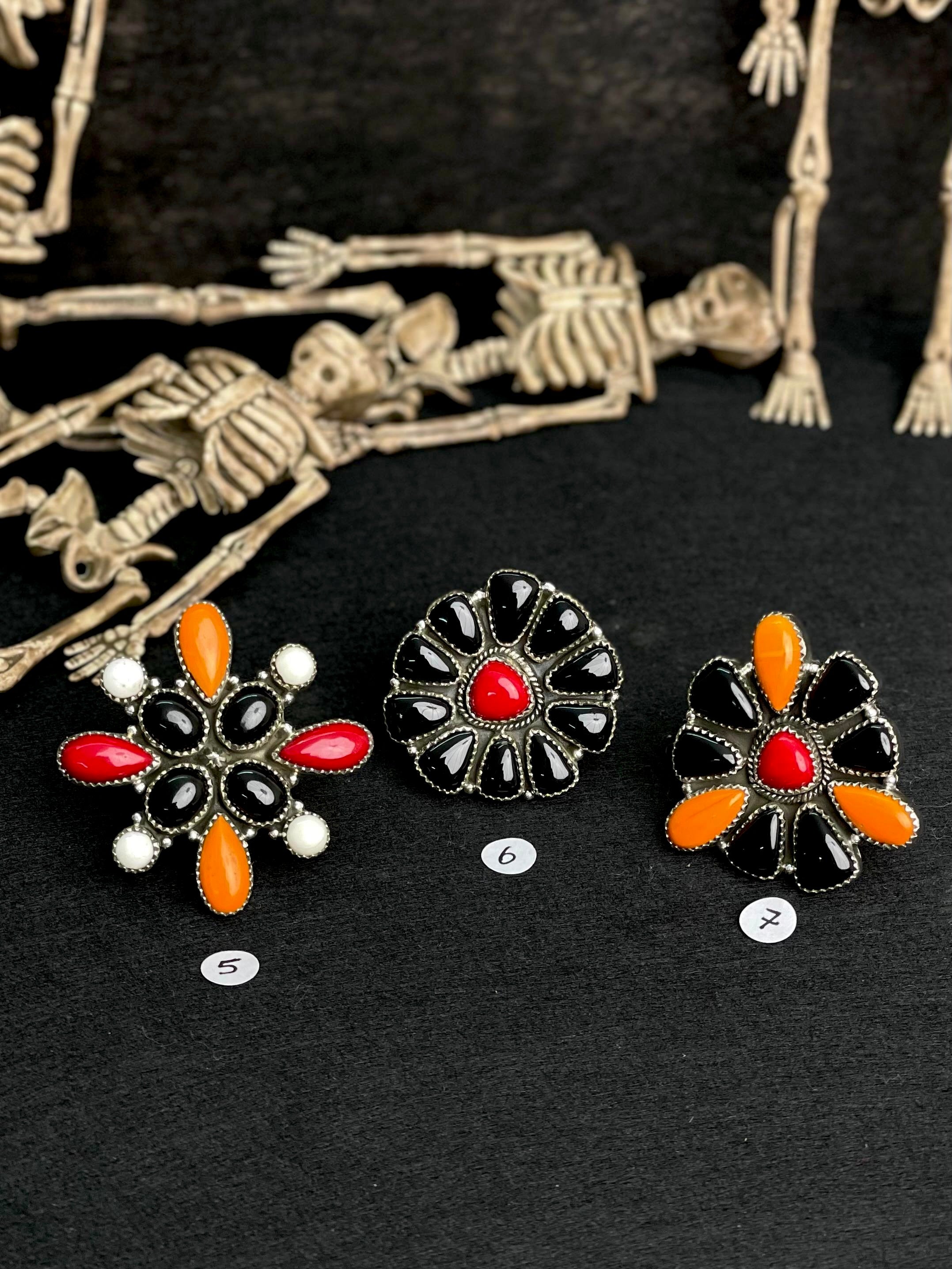 Halloween Rings Rosarita & Black Onyx sno 34-Rings-Krush Kandy, Women's Online Fashion Boutique Located in Phoenix, Arizona (Scottsdale Area)