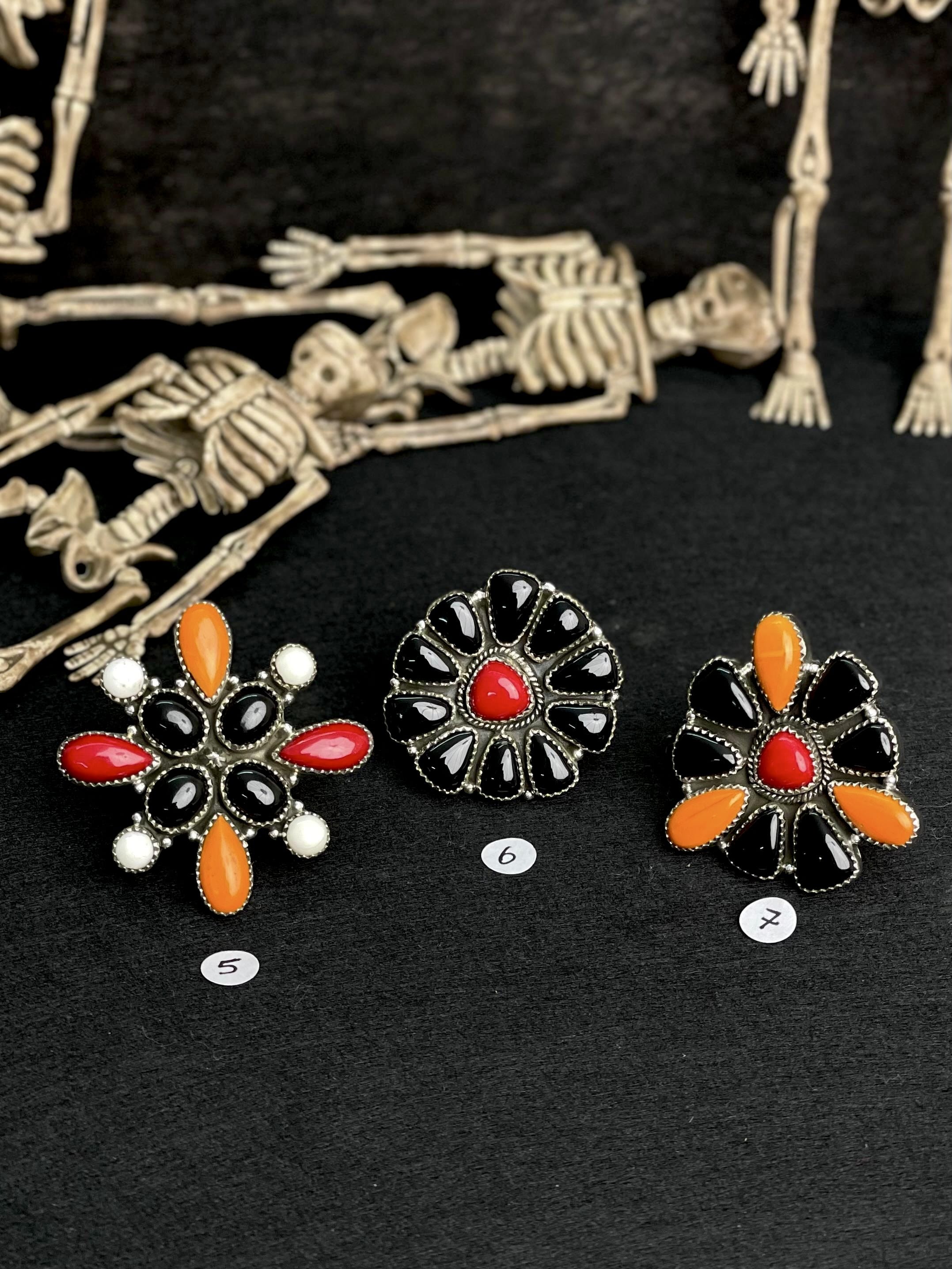 Halloween Rings Rosarita & Black Onyx sno 34-Rings-Krush Kandy, Women's Online Fashion Boutique Located in Phoenix, Arizona (Scottsdale Area)