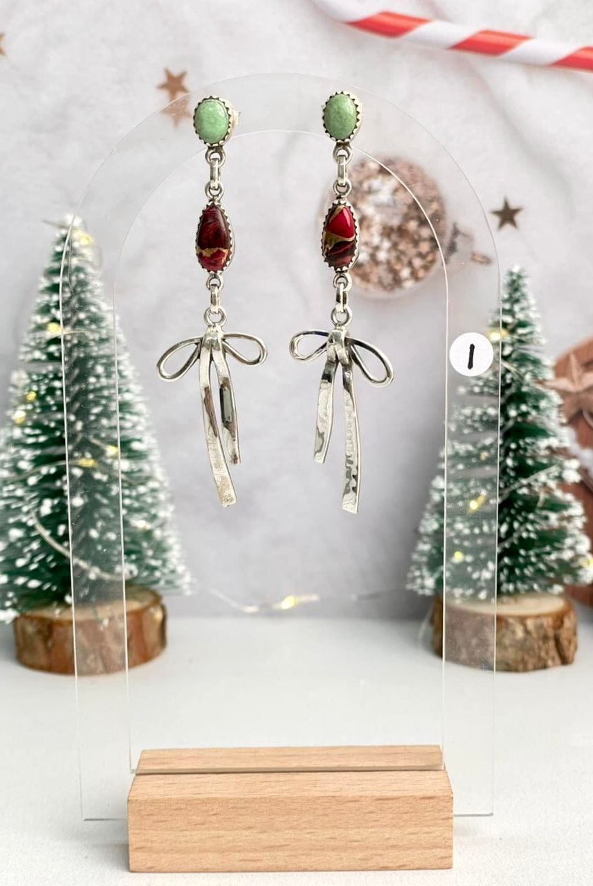 Christmas in Kandyland Charm Drop Studs-Earrings-Krush Kandy, Women's Online Fashion Boutique Located in Phoenix, Arizona (Scottsdale Area)