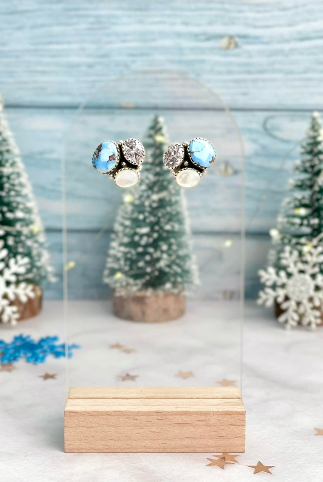 Winter Frost Dainty Studs-Earrings-Krush Kandy, Women's Online Fashion Boutique Located in Phoenix, Arizona (Scottsdale Area)