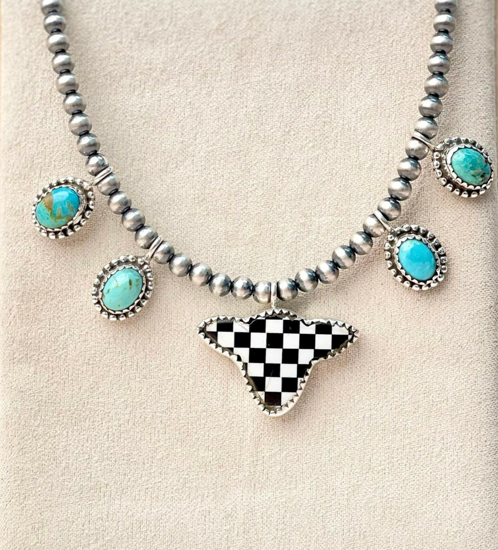 Belle Bull Desert Pearls Necklace-Necklaces-Krush Kandy, Women's Online Fashion Boutique Located in Phoenix, Arizona (Scottsdale Area)