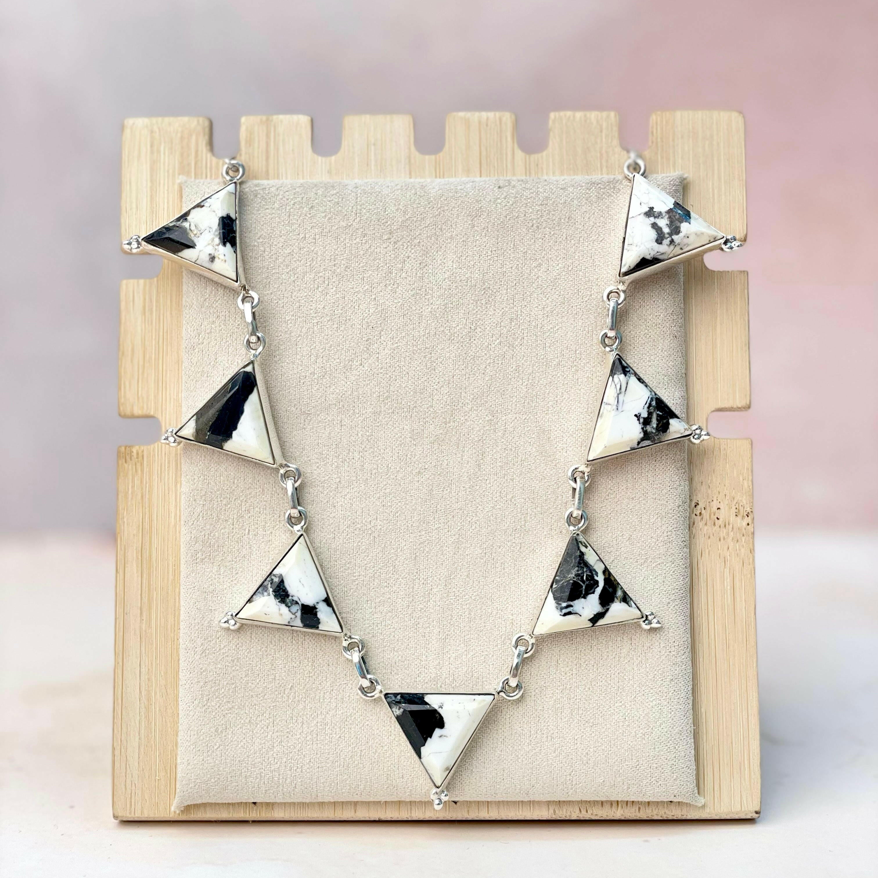 Tiffany's Triangle Necklace-Necklaces-Krush Kandy, Women's Online Fashion Boutique Located in Phoenix, Arizona (Scottsdale Area)