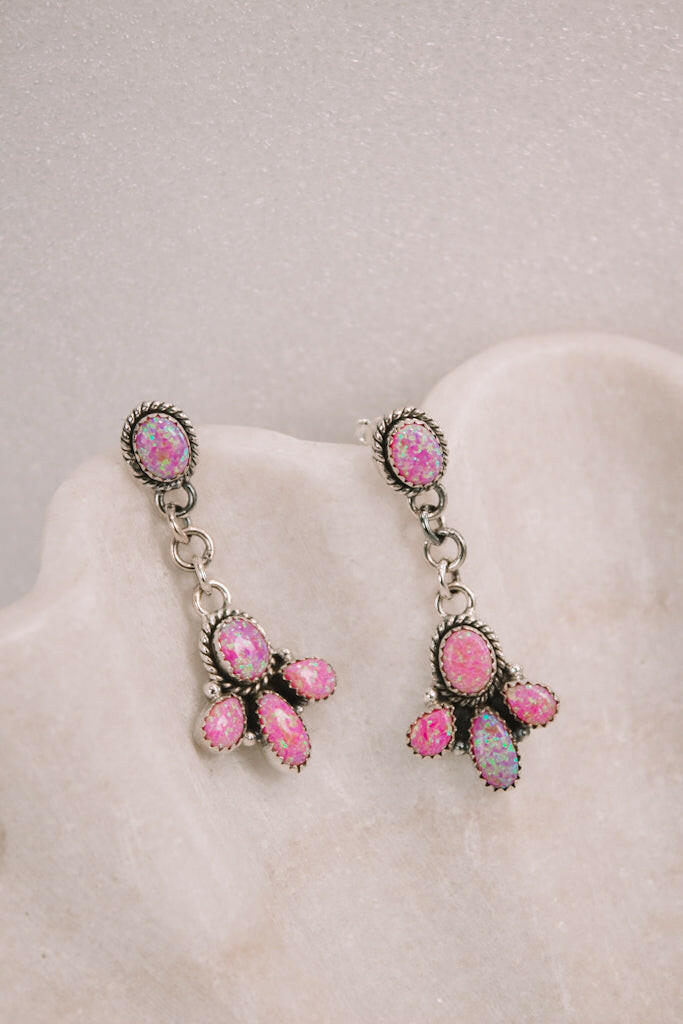 Dangle Cloved Chain Earrings-Drop Earrings-Krush Kandy, Women's Online Fashion Boutique Located in Phoenix, Arizona (Scottsdale Area)