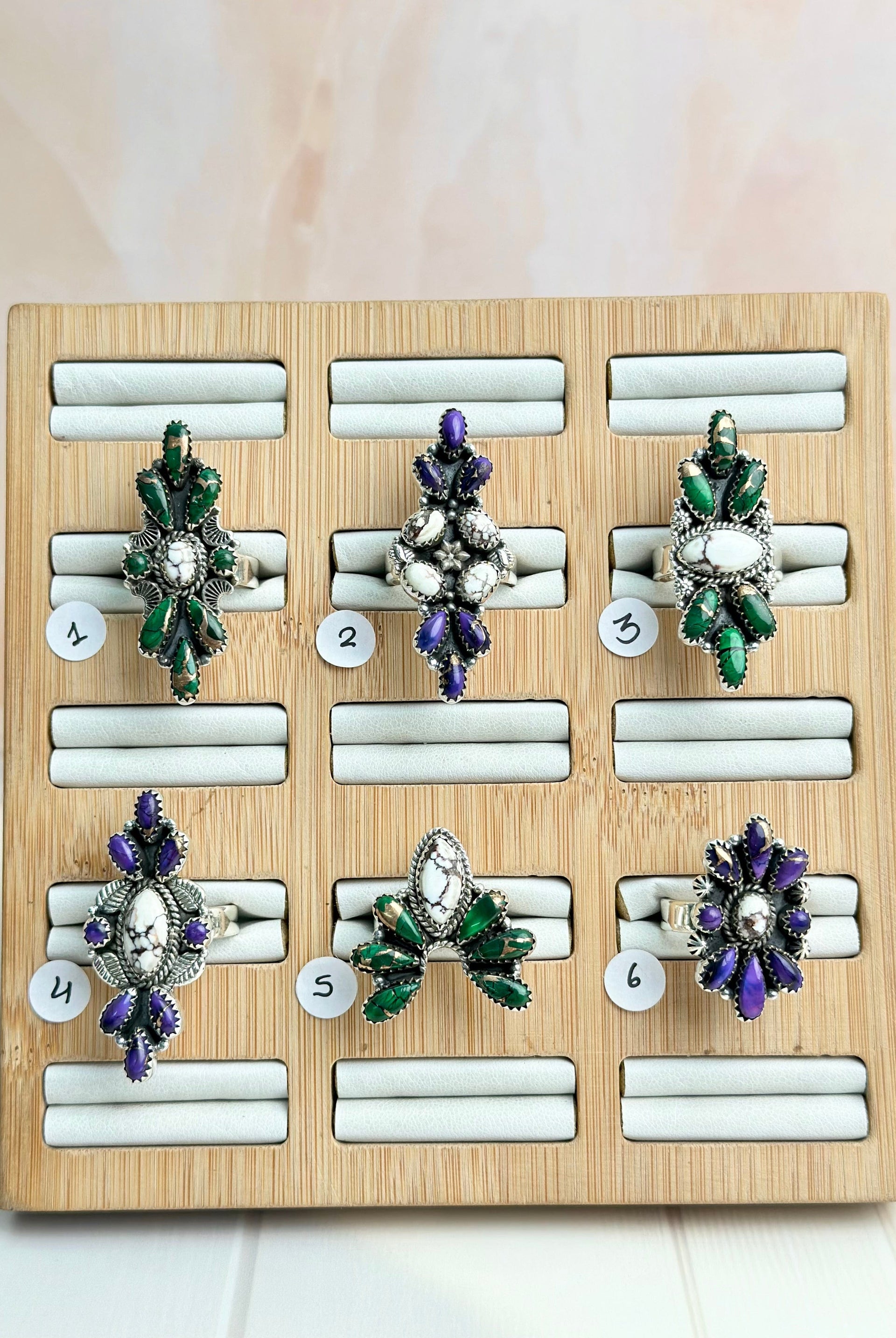 One of a Kind Boho Dahlia Rings-Rings-Krush Kandy, Women's Online Fashion Boutique Located in Phoenix, Arizona (Scottsdale Area)