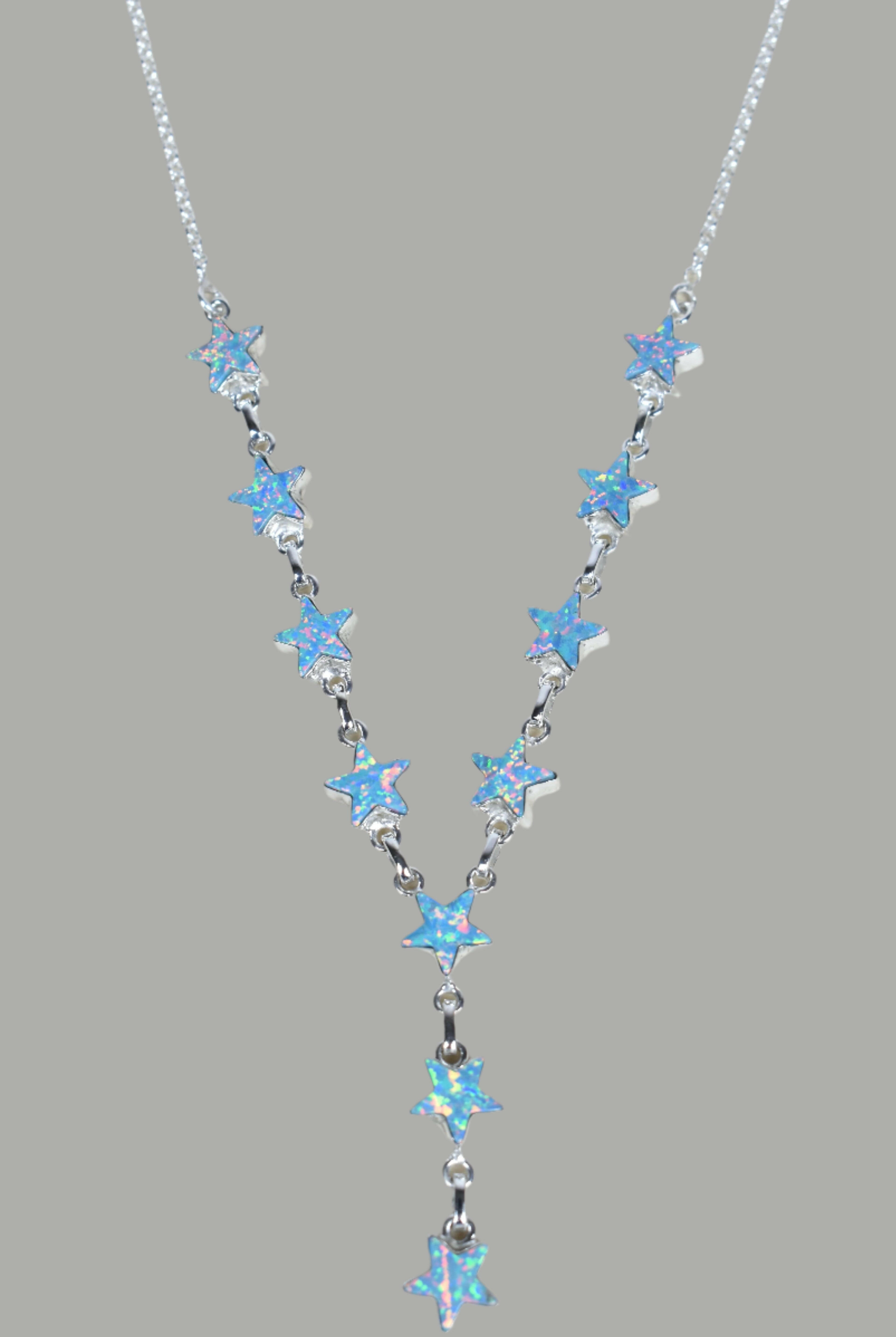Star Studded Cast Necklace-Chain Necklaces-Krush Kandy, Women's Online Fashion Boutique Located in Phoenix, Arizona (Scottsdale Area)