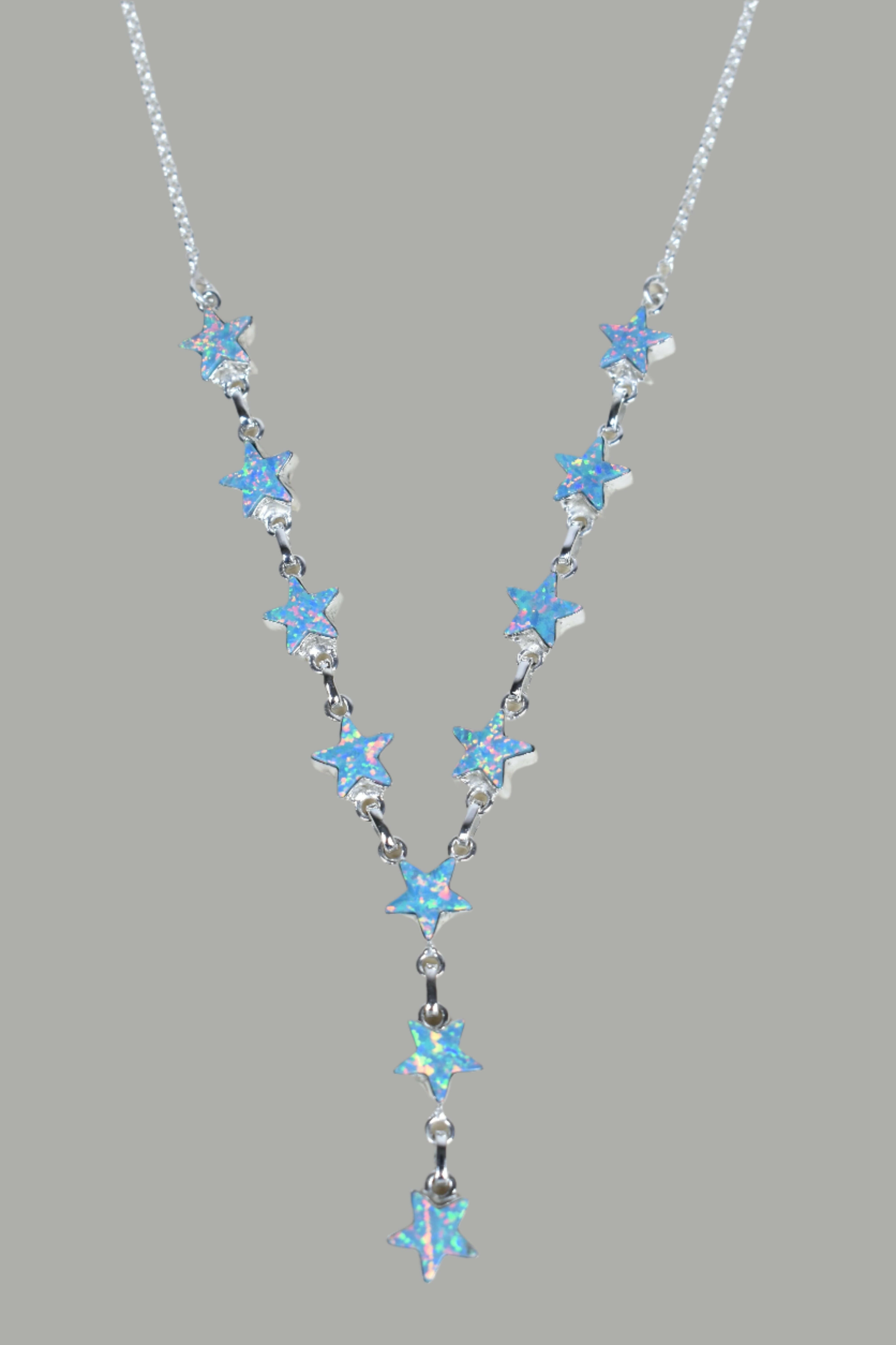 Star Studded Cast Necklace-Chain Necklaces-Krush Kandy, Women's Online Fashion Boutique Located in Phoenix, Arizona (Scottsdale Area)