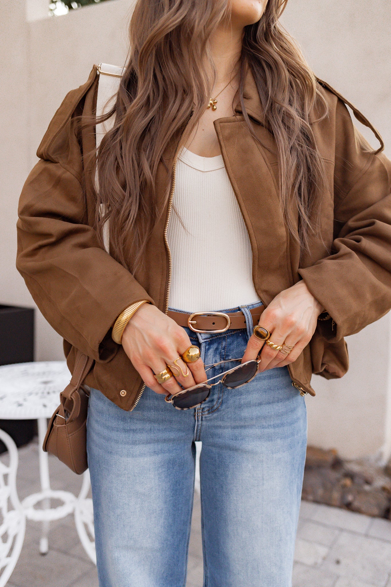 Simply Chic Luxe Suede Jacket-Jackets-Krush Kandy, Women's Online Fashion Boutique Located in Phoenix, Arizona (Scottsdale Area)