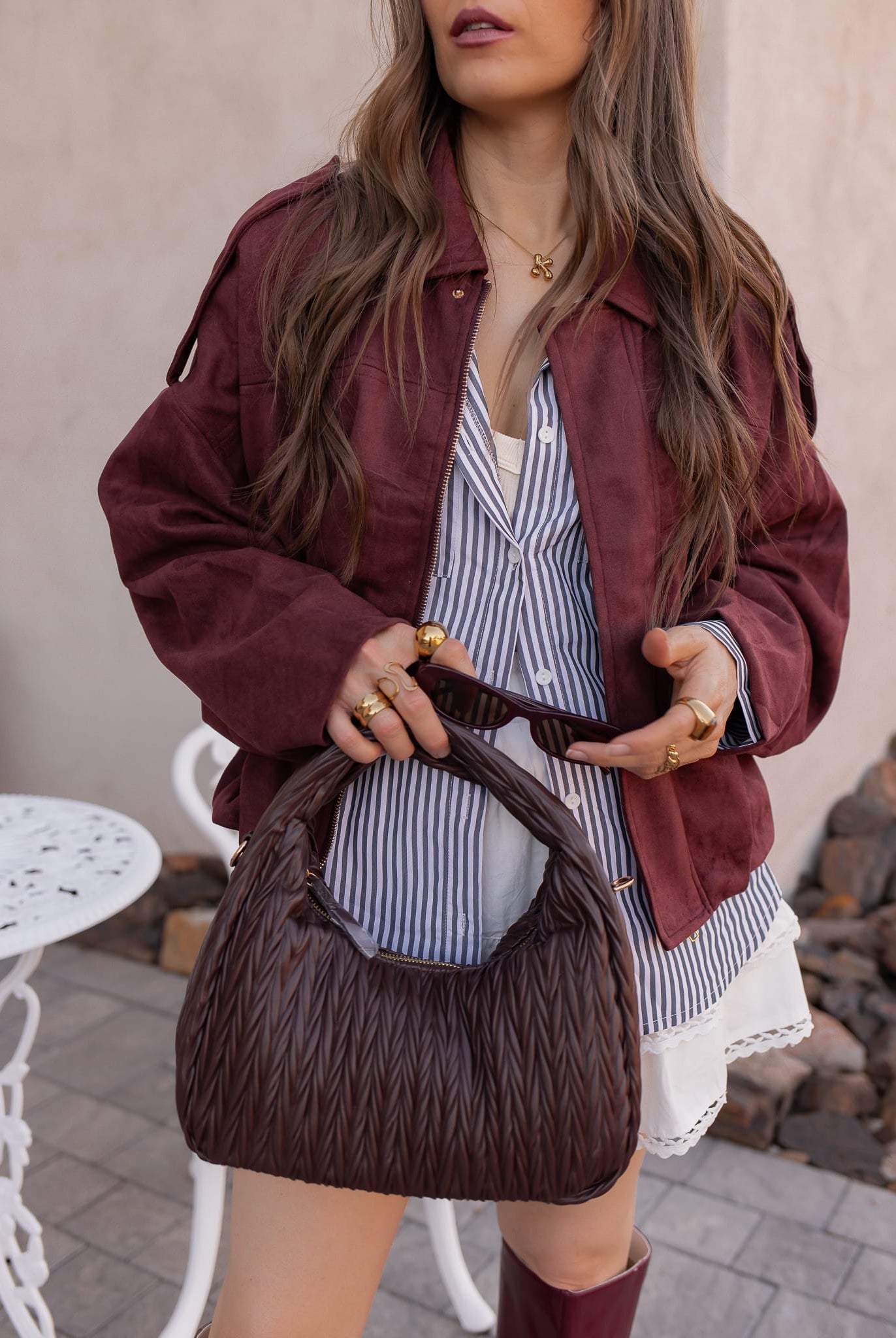Simply Chic Luxe Suede Jacket-Jackets-Krush Kandy, Women's Online Fashion Boutique Located in Phoenix, Arizona (Scottsdale Area)